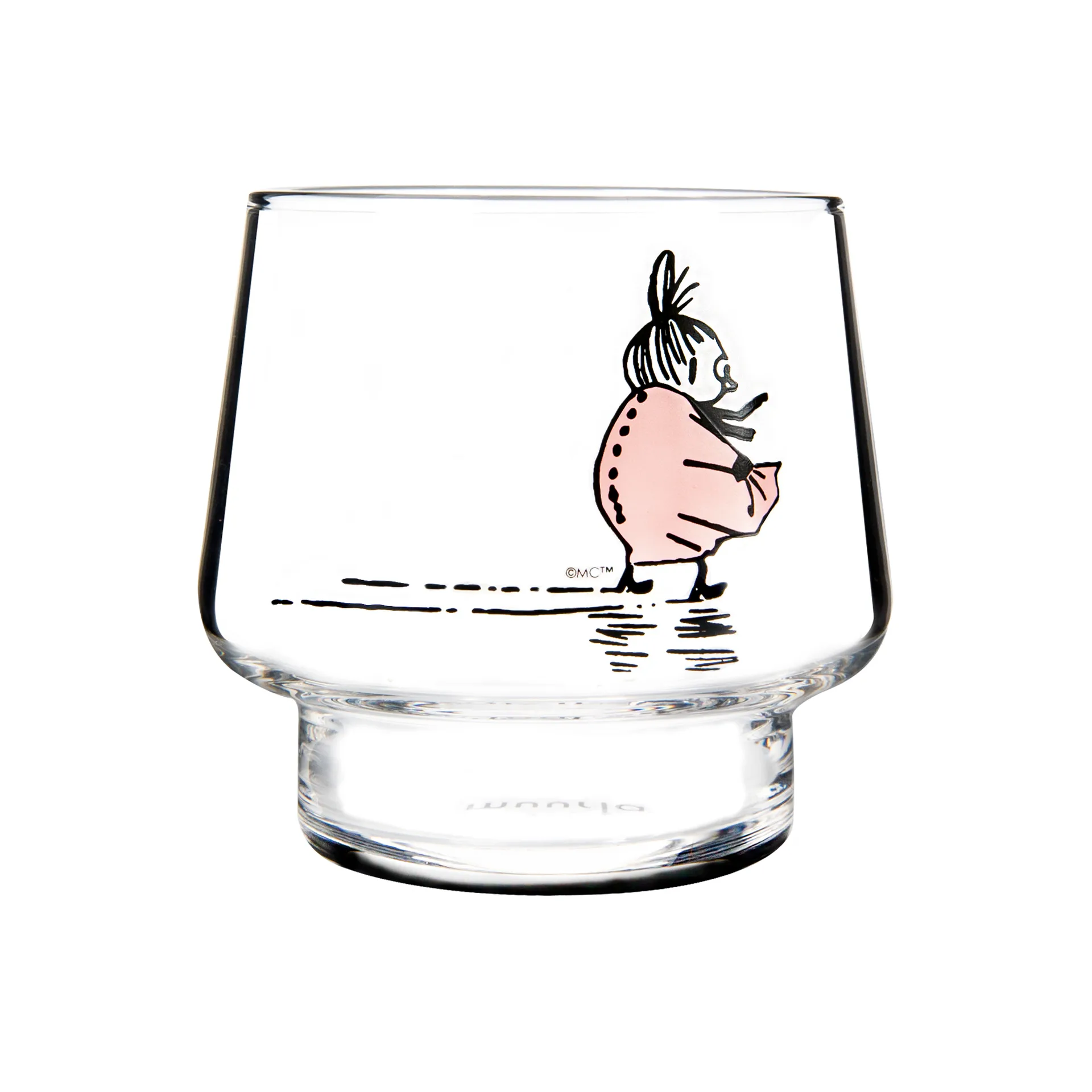 Lanterna The strong-willed, transparente-rosa Muurla