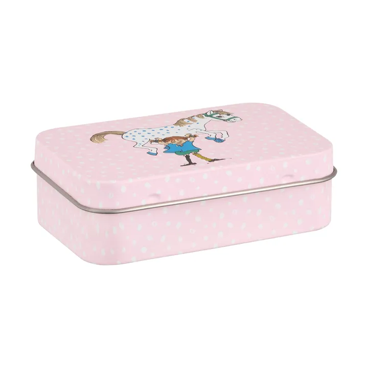 Lata de armazenamento Pippi 10x6,5x3 cm - Pippi and the Horse - Muurla