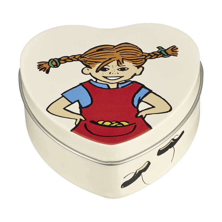 Lata em formato coração Pippi 4x10 cm - Be More Pippi - Muurla