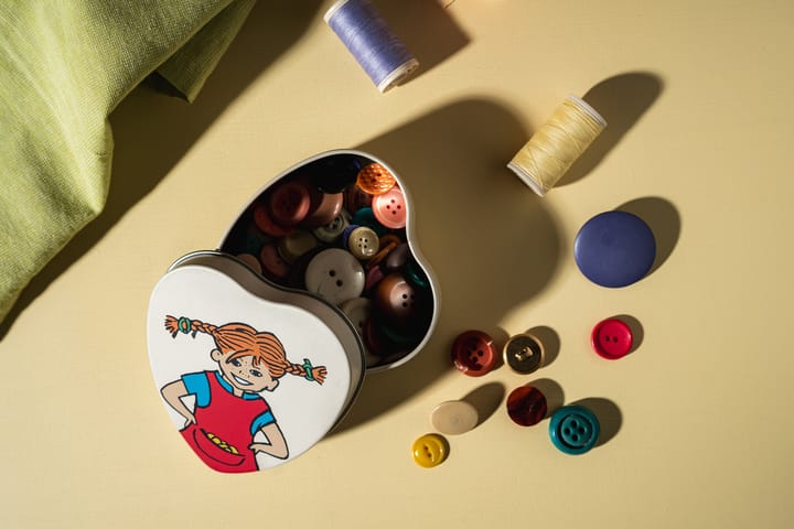 Lata em formato coração Pippi 4x10 cm, Be More Pippi Muurla