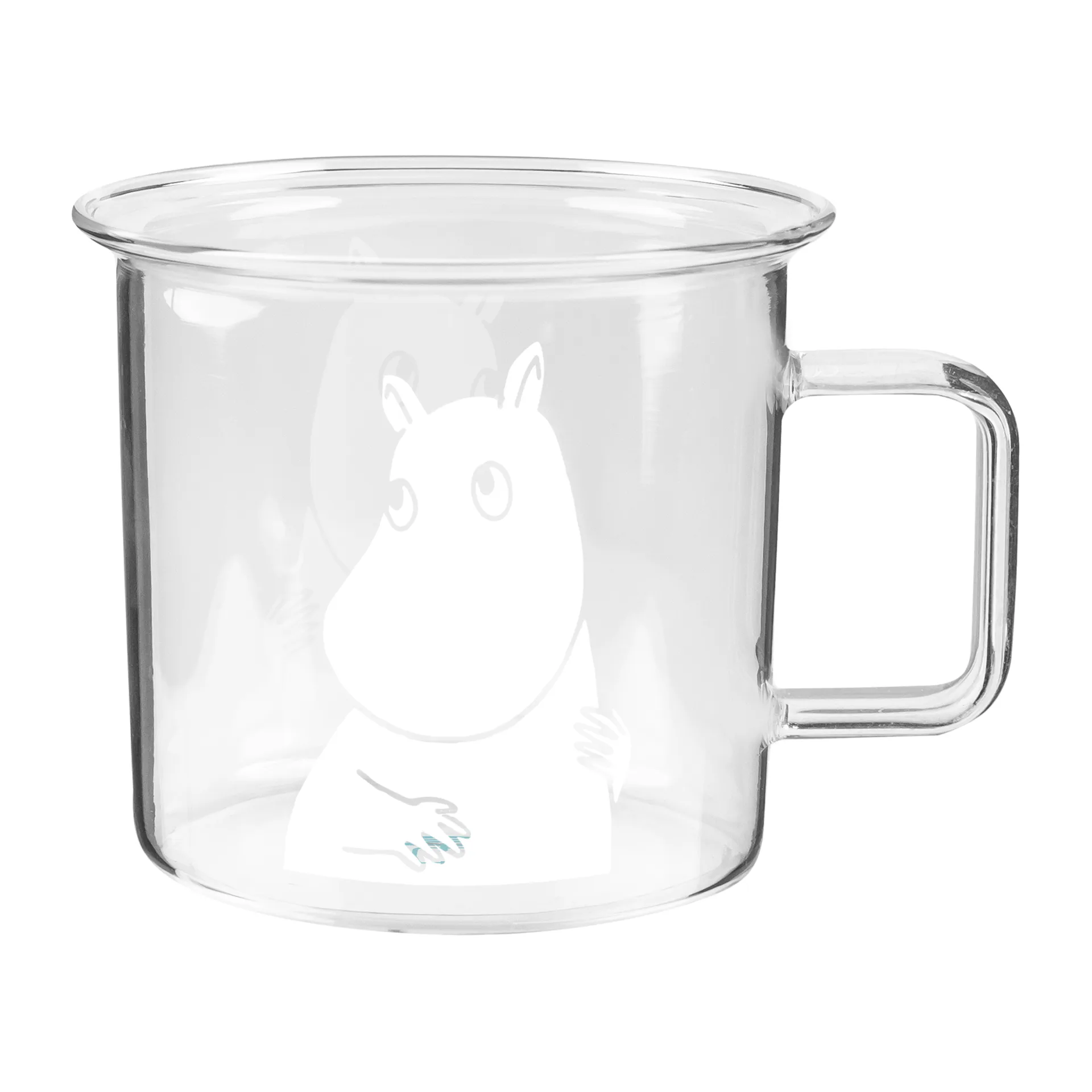 Moomin caneca de vidro transparente 35 cl, Moomin Muurla