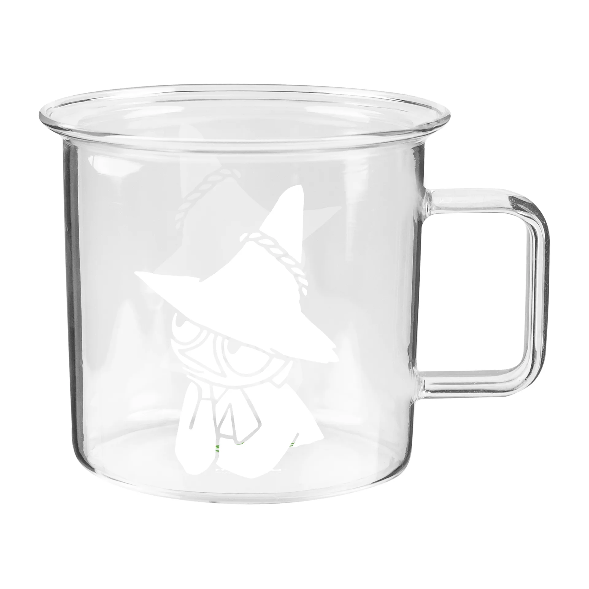 Moomin caneca de vidro transparente 35 cl, Snufkin Muurla