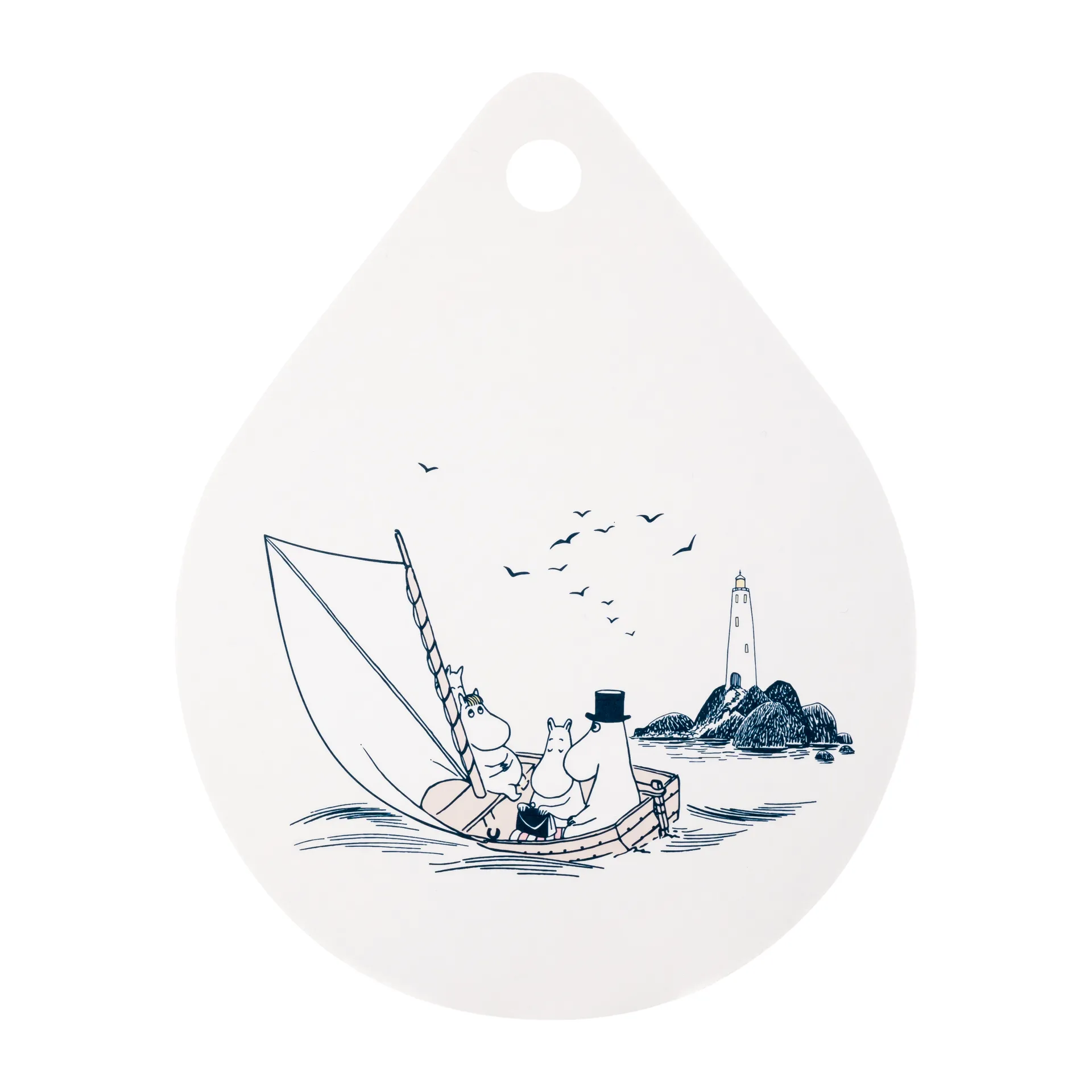 Moomin Chop & Serve tábua de cortar 21x27 cm, Sailors Muurla
