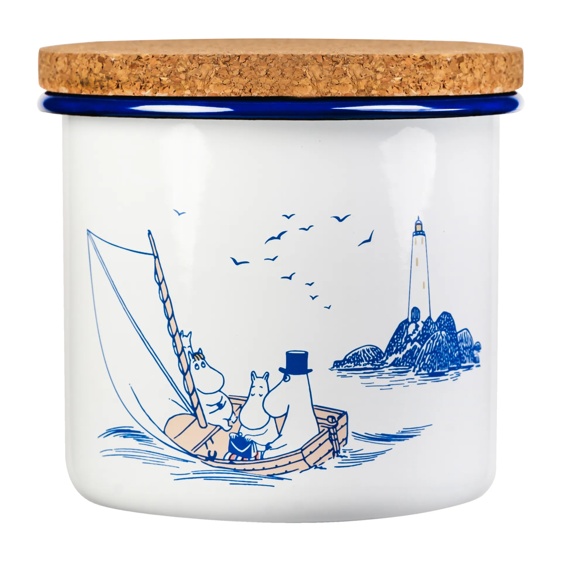 Moomin jarra esmaltada com tampa 1.3 l, Sailors Muurla