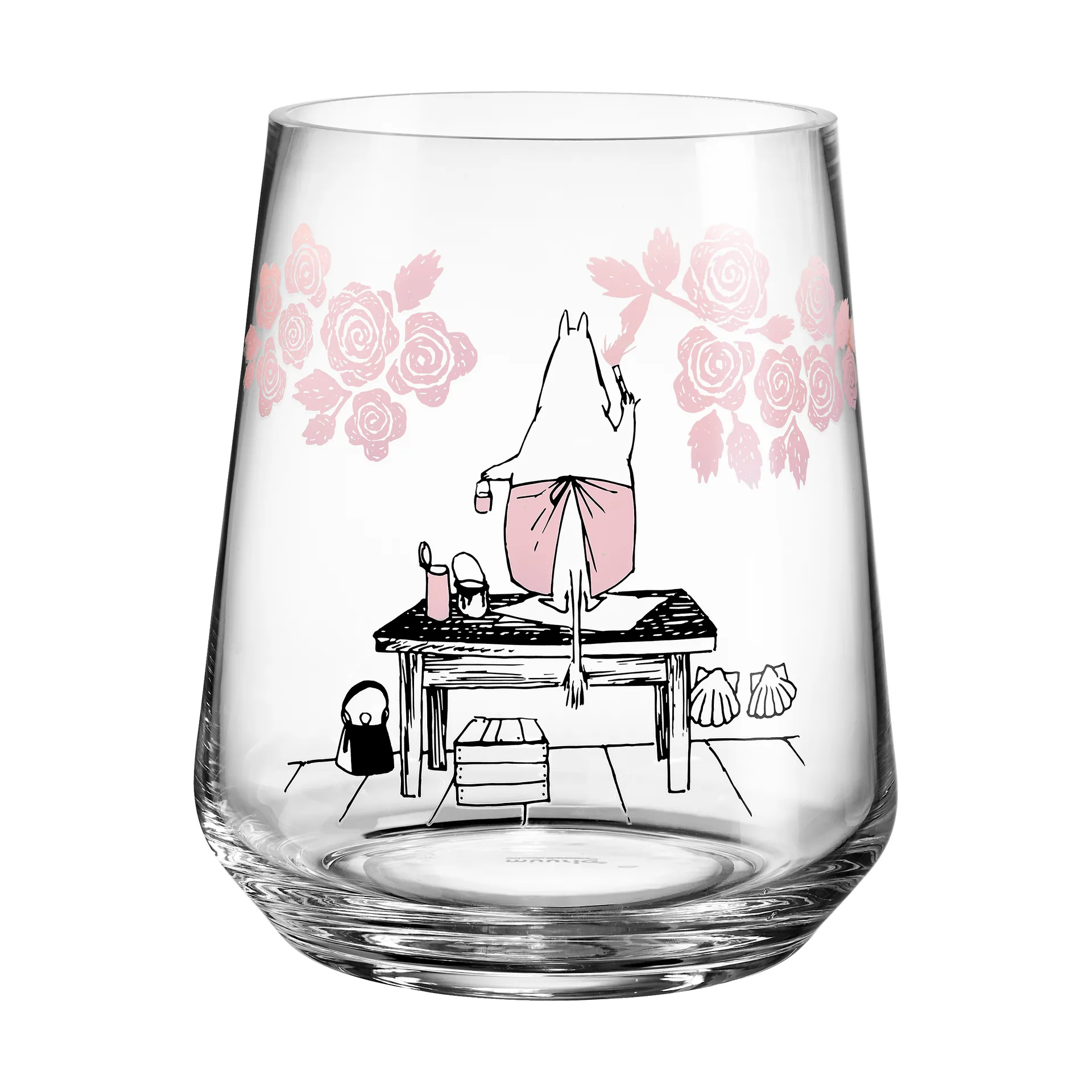 Moomin Originals lanterna/vaso 17,5 cm, Roses Muurla