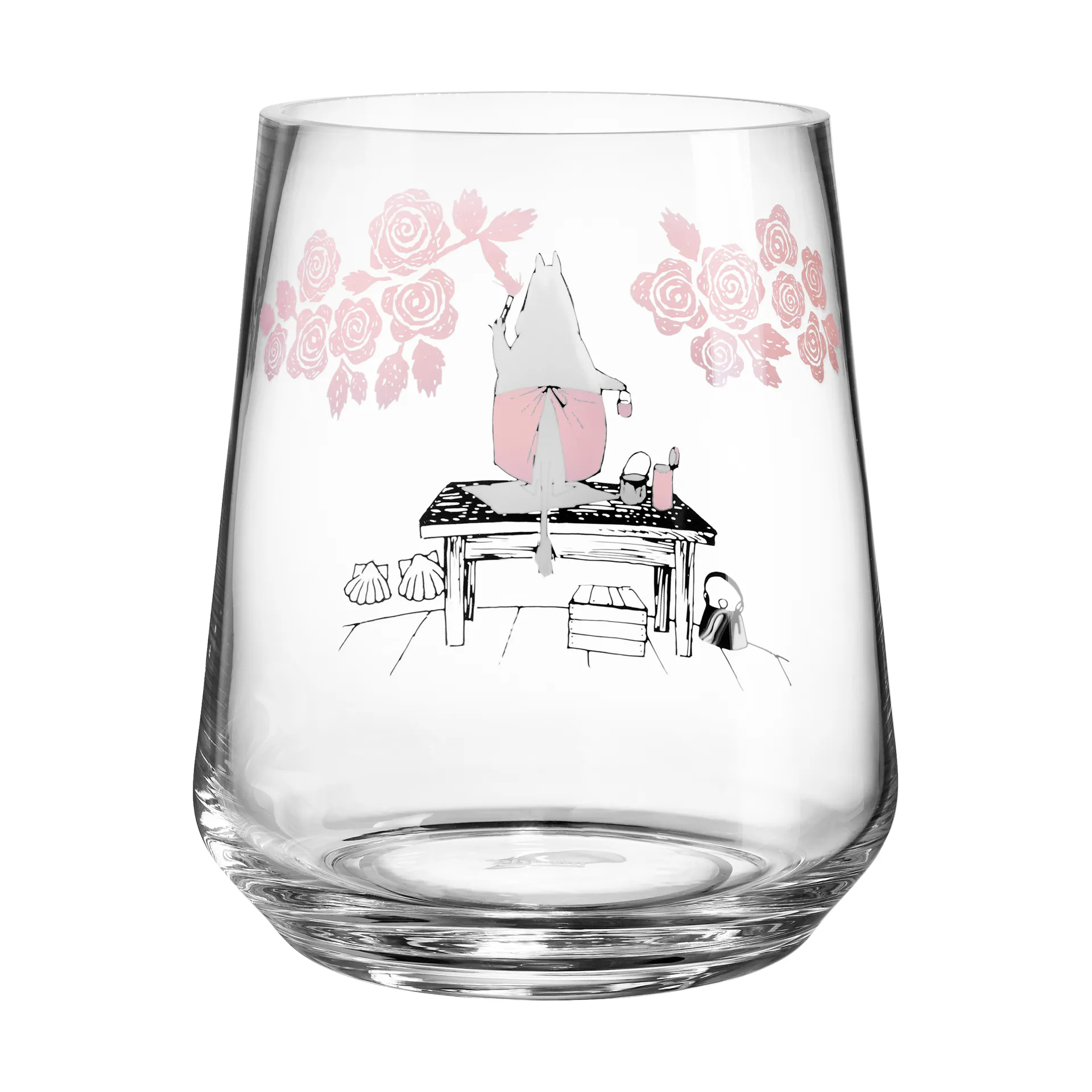 Moomin Originals lanterna/vaso 17,5 cm, Roses Muurla