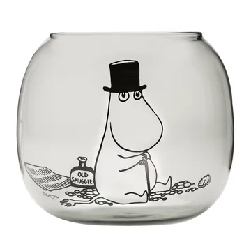Moomin pappa suporte para vela 9.5 cm - Cinza - Muurla