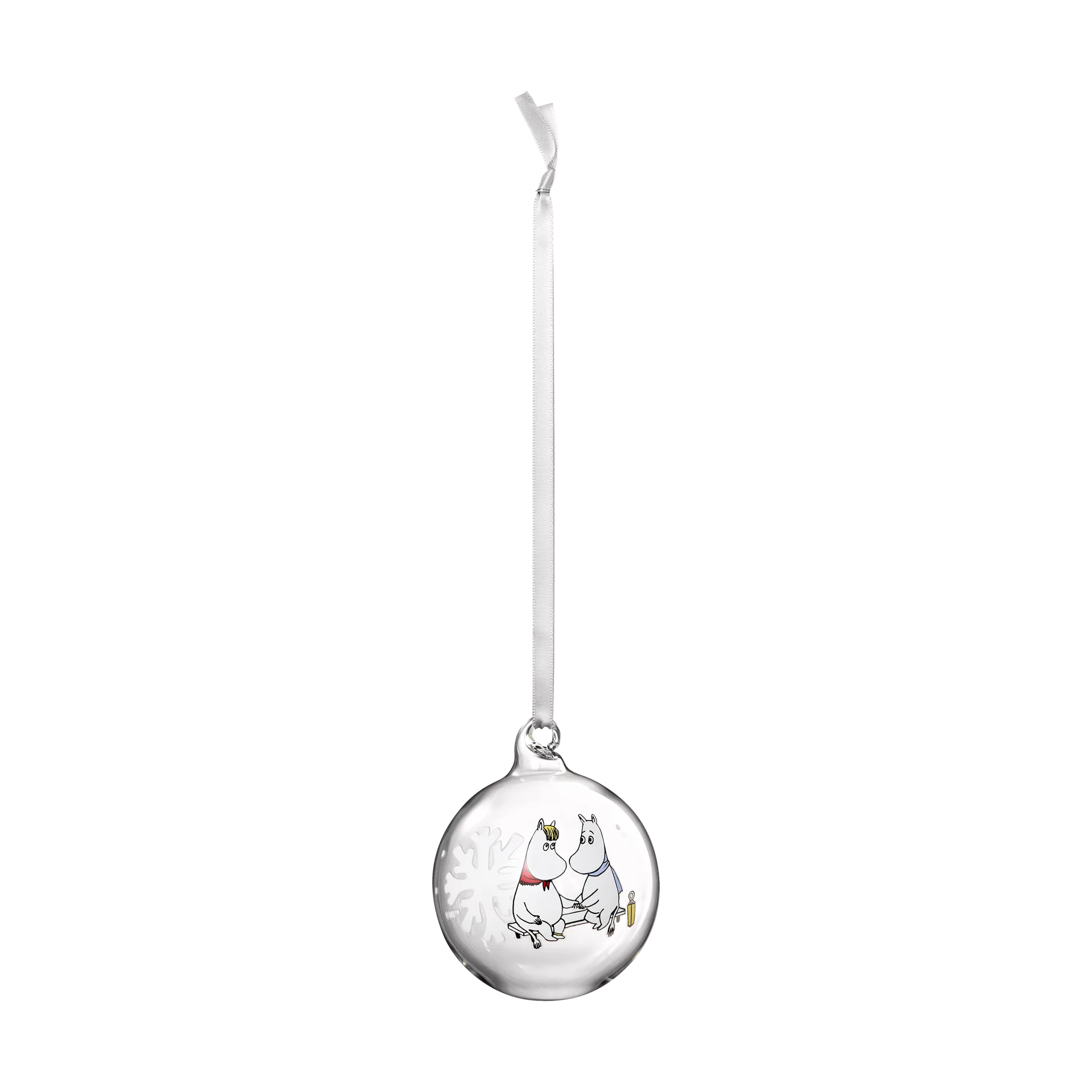 Mumin bola de Natal Ø7 cm, Snowflake Muurla