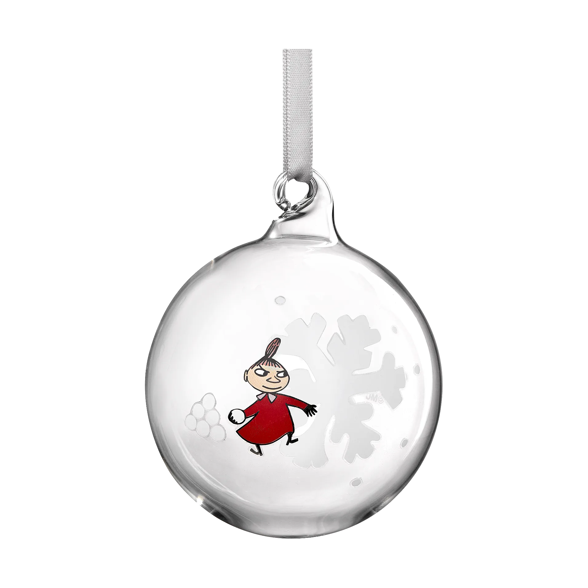 Mumin bola de Natal Ø7 cm, Snowflake Muurla