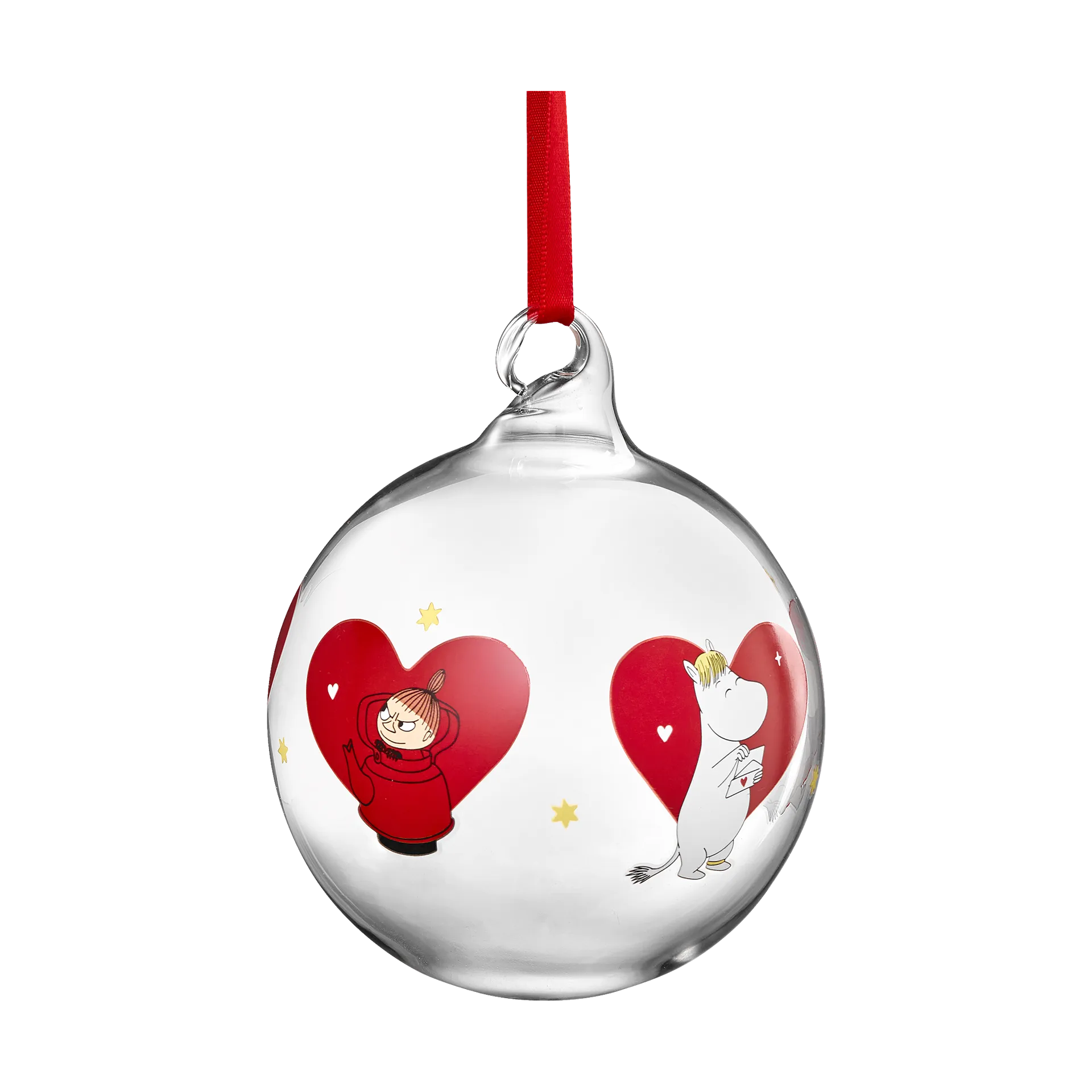 Mumin bola de Natal Ø9 cm, Coração Muurla