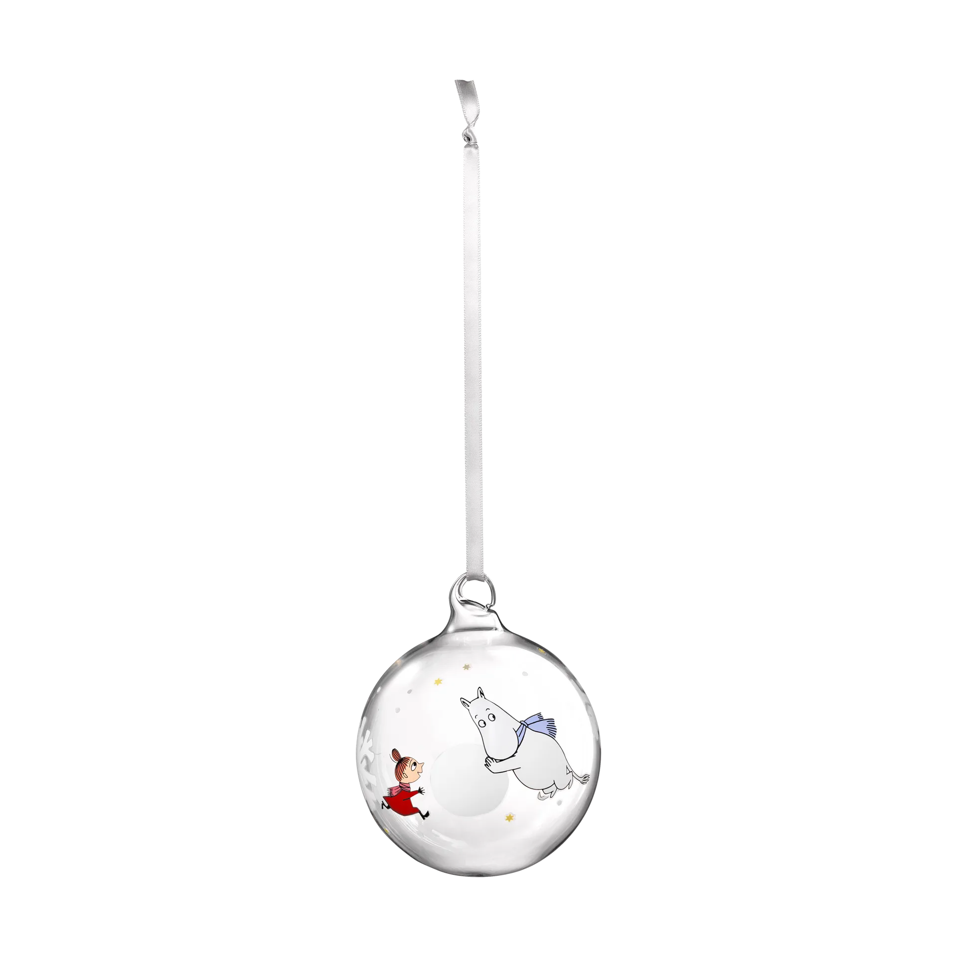 Mumin bola de Natal Ø9 cm, Floco de neve Muurla