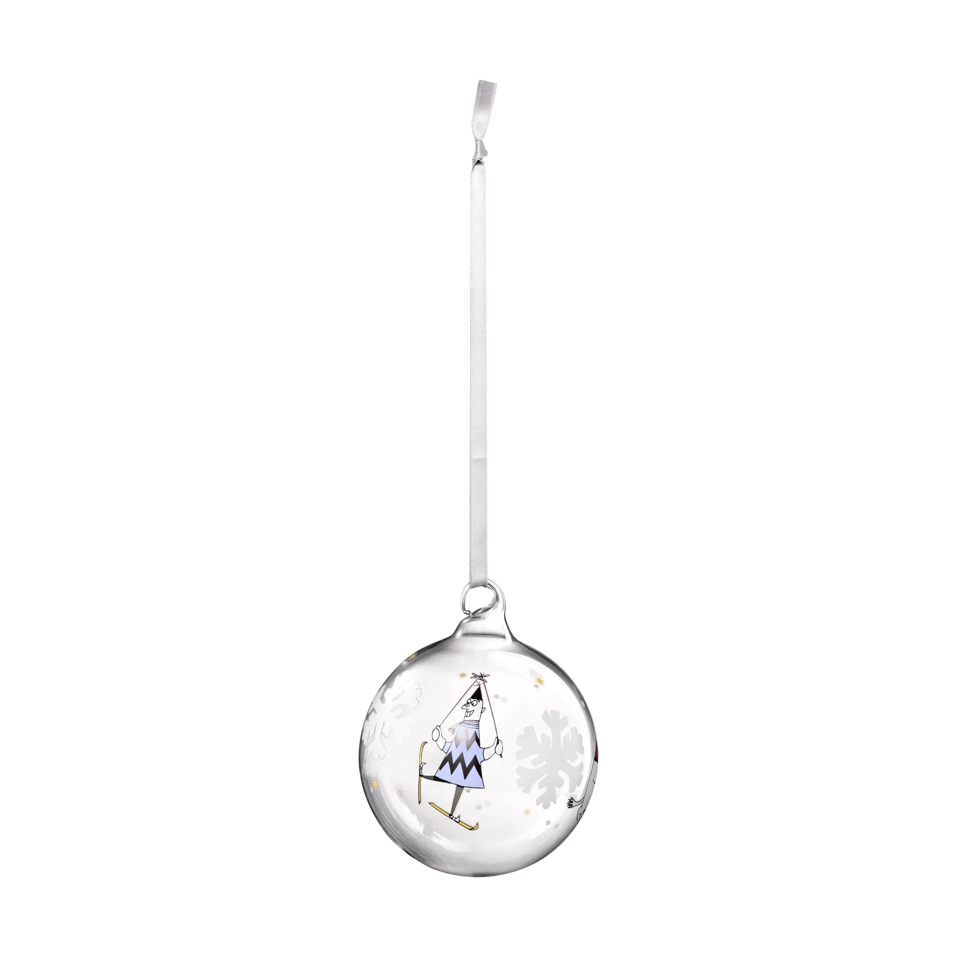 Mumin bola de Natal Ø9 cm, Floco de neve Muurla
