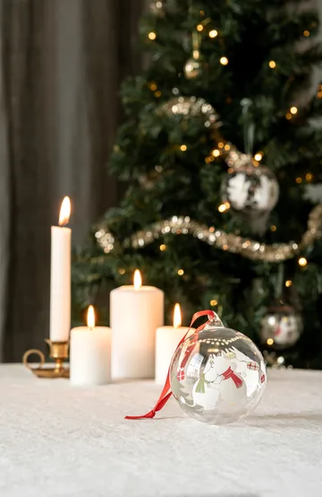 Mumin bola de Natal Ø9 cm - Happy holidays - Muurla