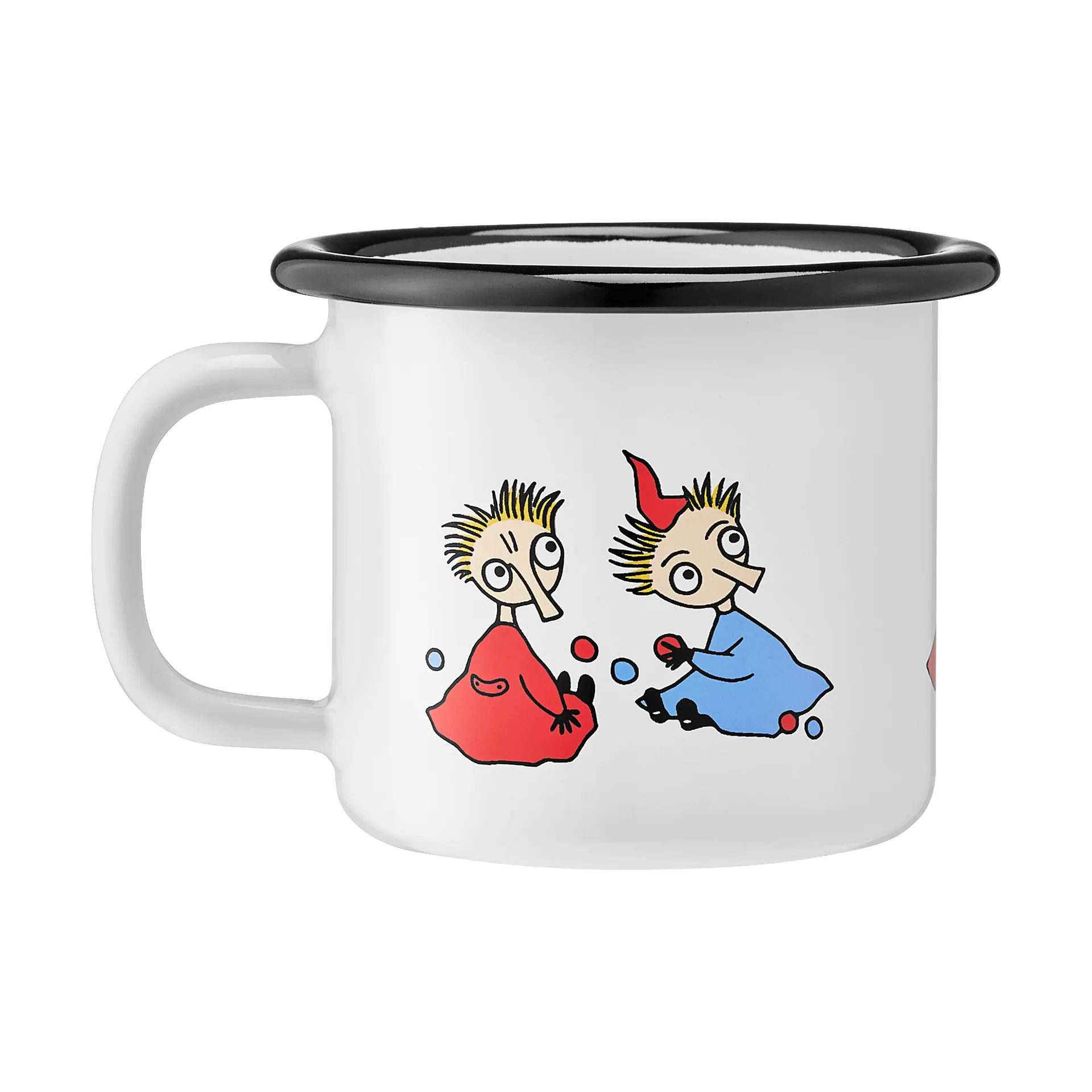 Mumin caneca de esmalte 1,5 dl, Thingumy and bob Muurla
