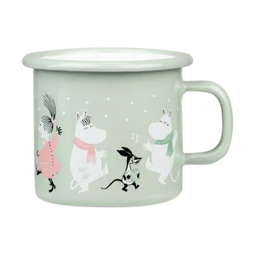 Mumin caneca de esmalte 25 cl - Festive spirits - Muurla