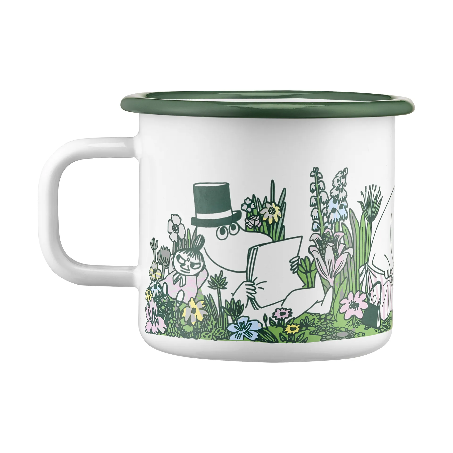 Mumin caneca de esmalte 25 cl, In the garden Muurla