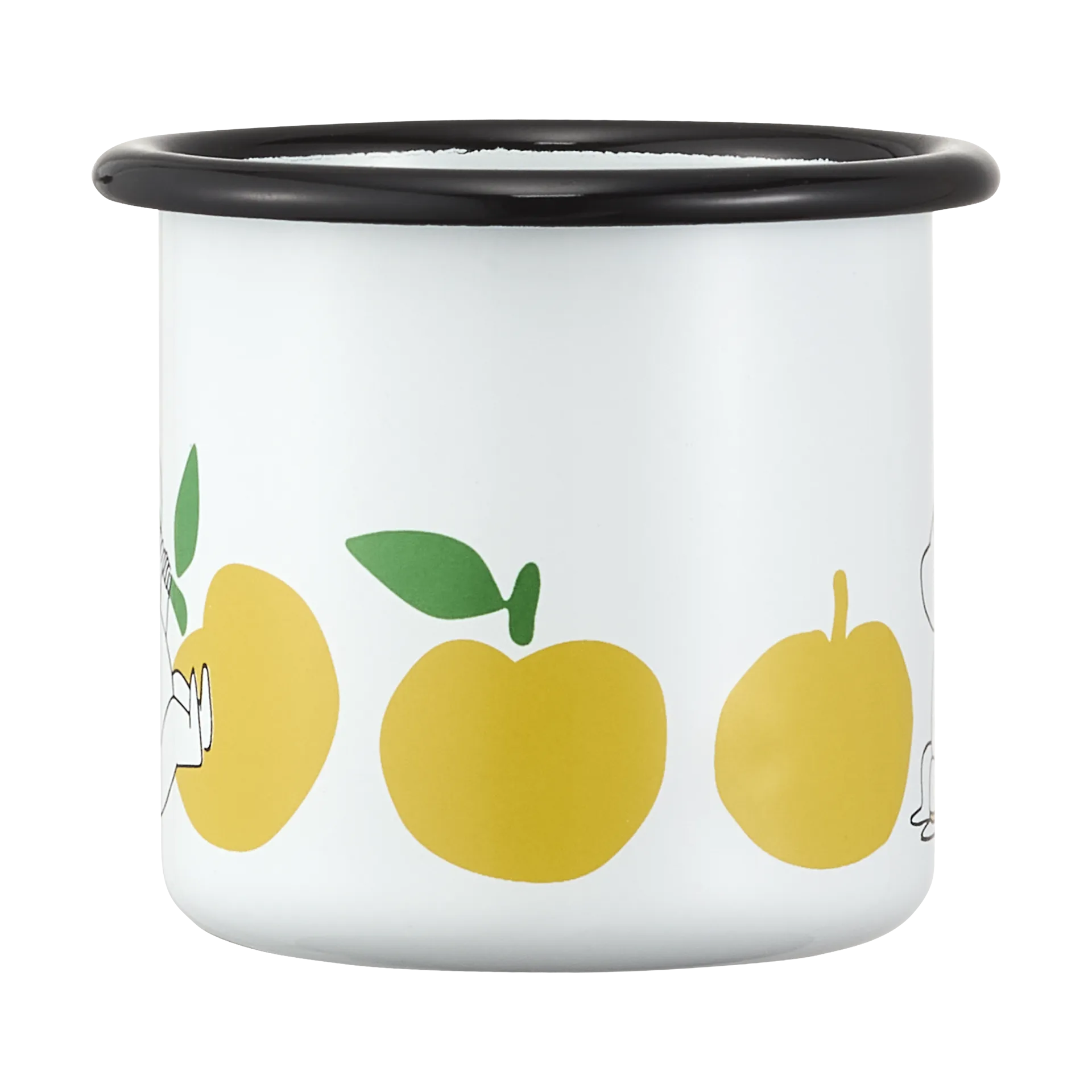 Mumin caneca de esmalte 25 cl, Joyfull Apples Muurla