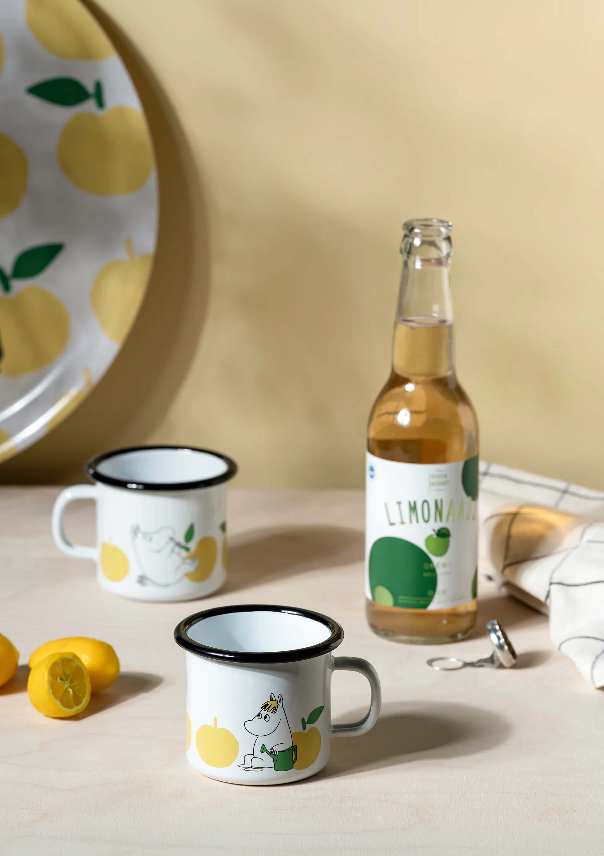 Mumin caneca de esmalte 25 cl, Joyfull Apples Muurla