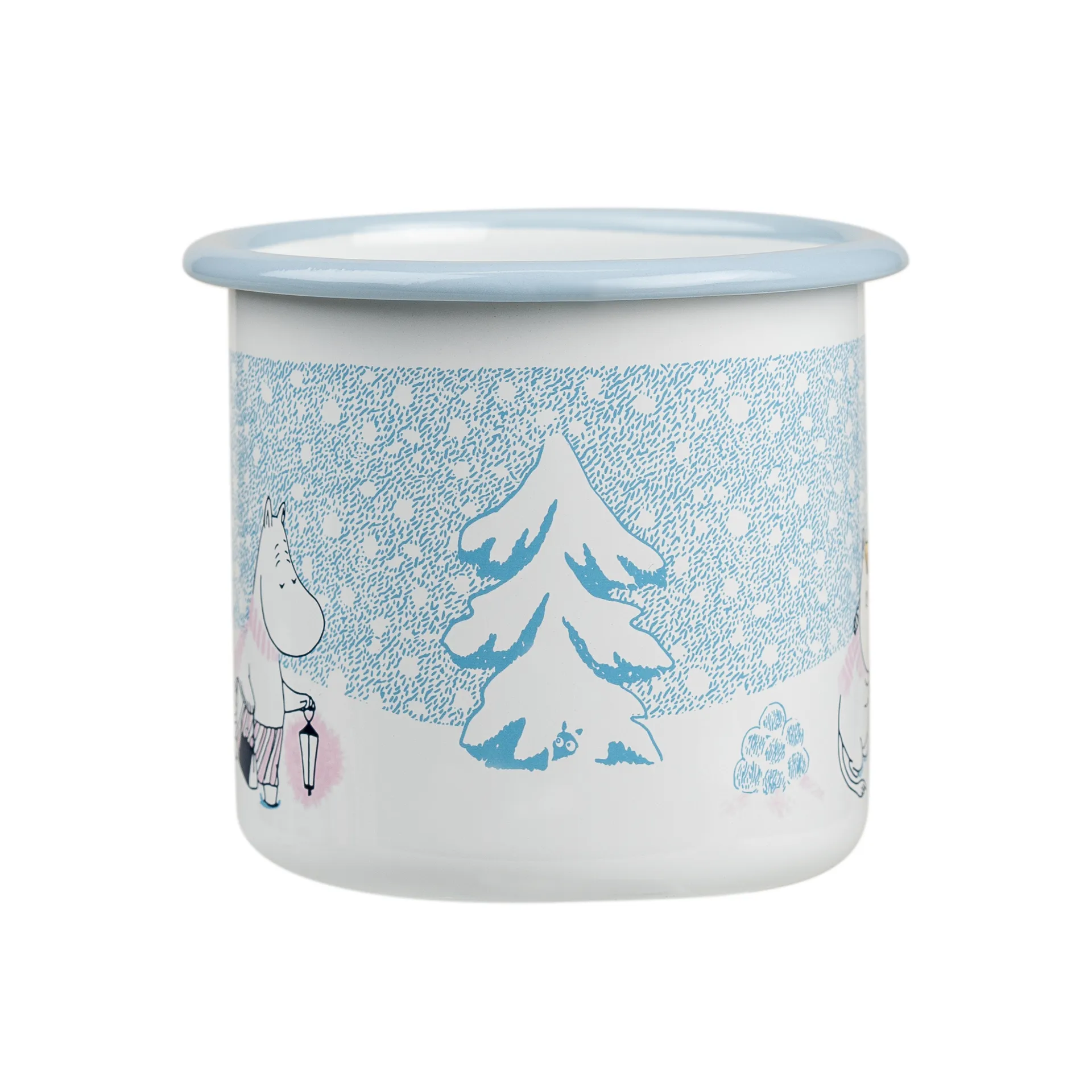 Mumin caneca de esmalte 25 cl, Let it snow Muurla