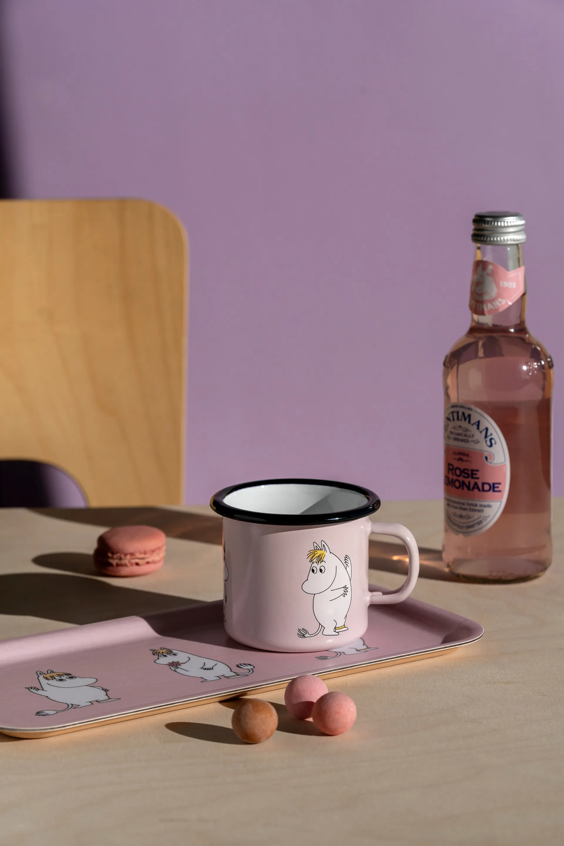 Mumin caneca de esmalte 25 cl, Retro Sniff Muurla