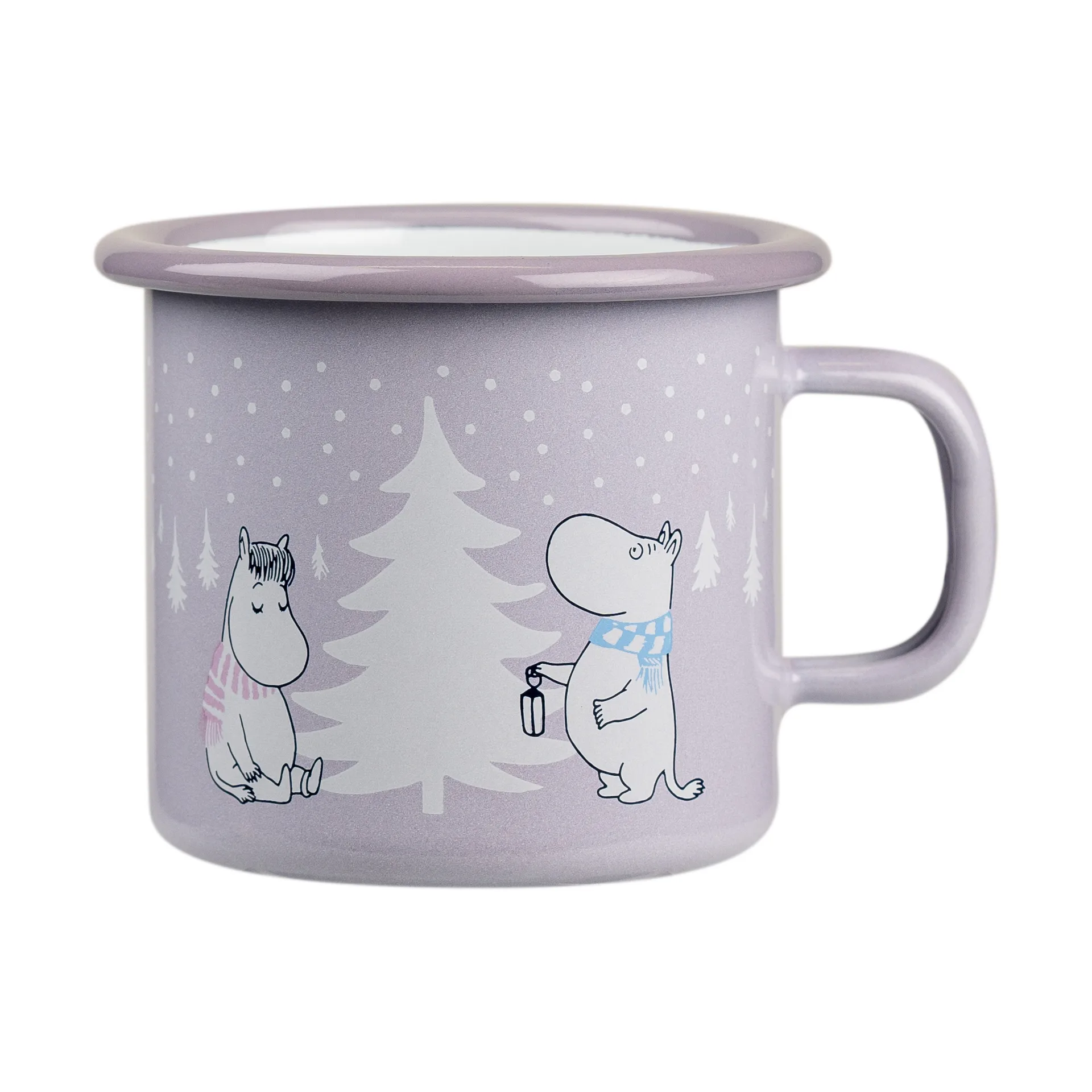 Mumin caneca de esmalte 25 cl, Snowfall Muurla
