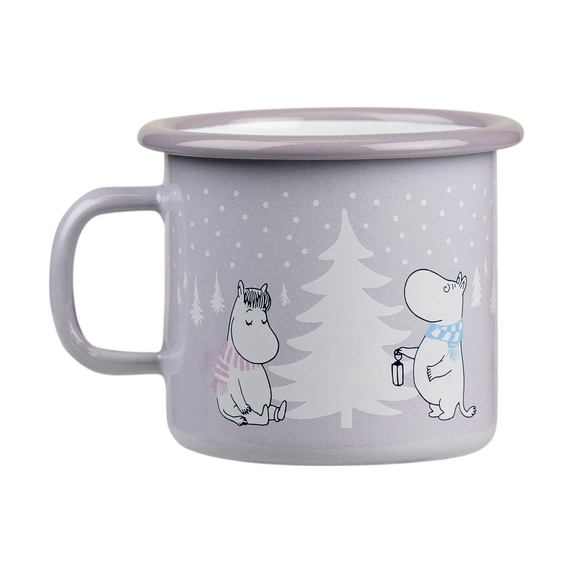 Mumin caneca de esmalte 25 cl, Snowfall Muurla