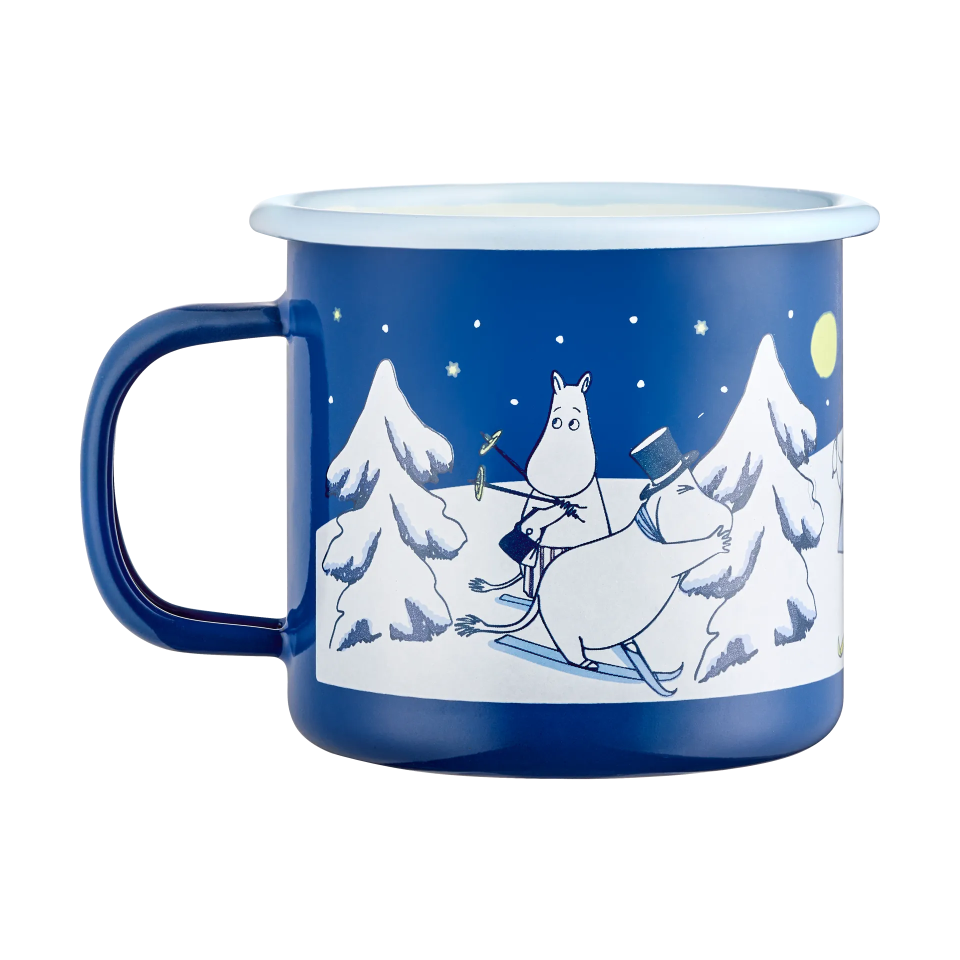 Mumin caneca de esmalte 37 cl, Noite estrelada Muurla