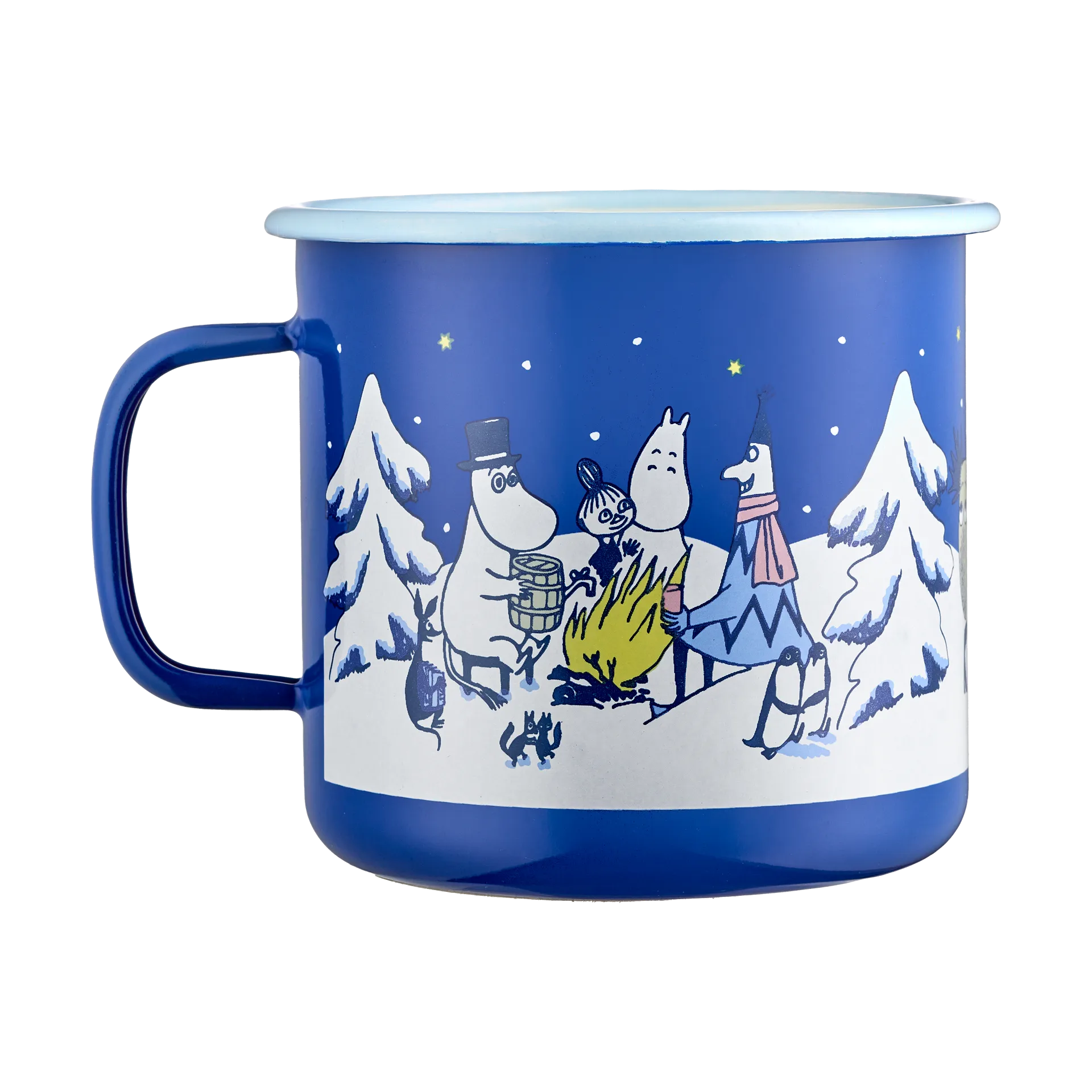 Mumin caneca de esmalte 80 cl, Noite estrelada Muurla