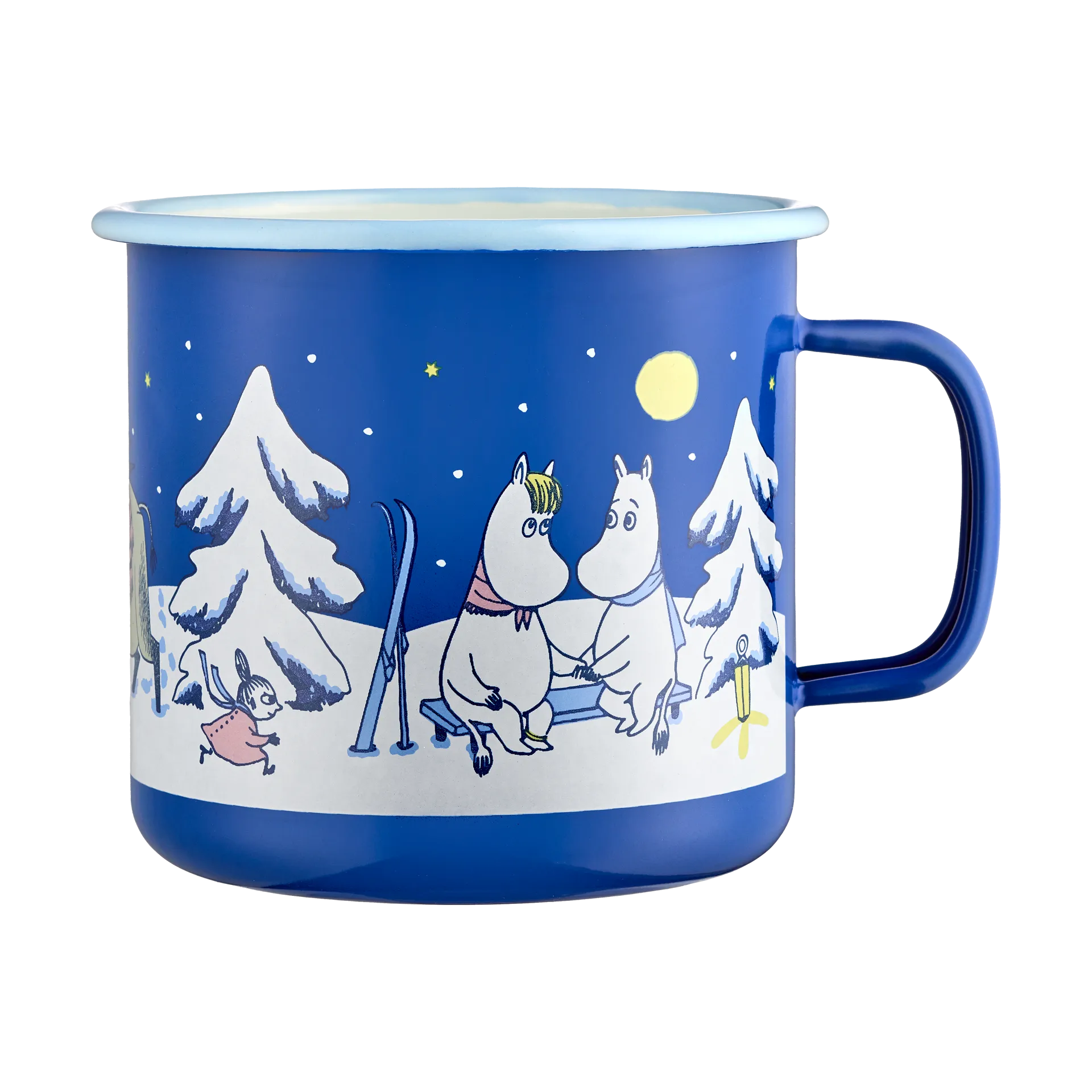Mumin caneca de esmalte 80 cl, Noite estrelada Muurla