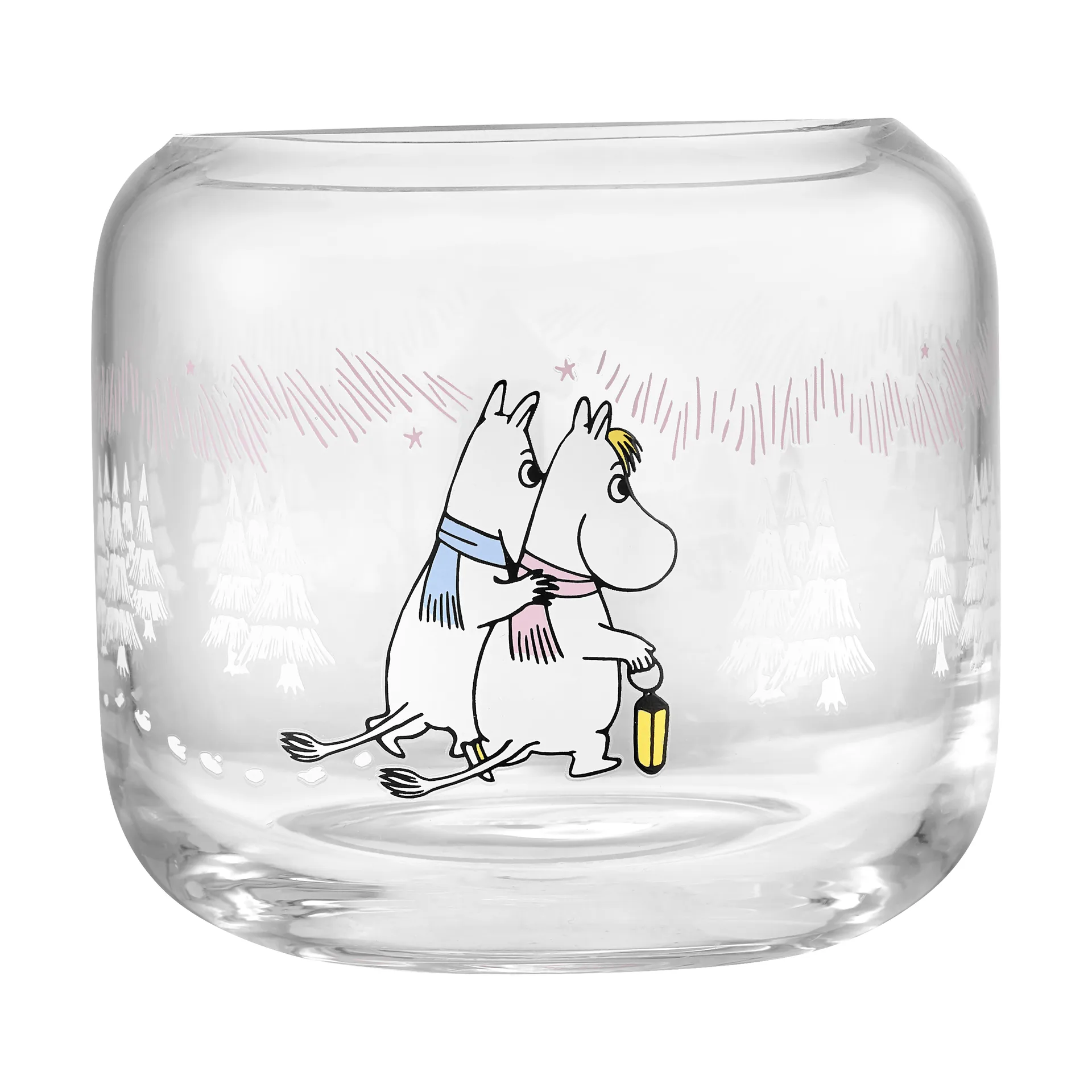 Mumin castiçal Ø9x8 cm, Frosty Day Muurla