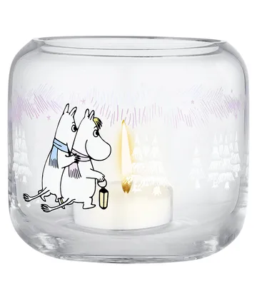 Mumin castiçal Ø9x8 cm - Frosty Day - Muurla