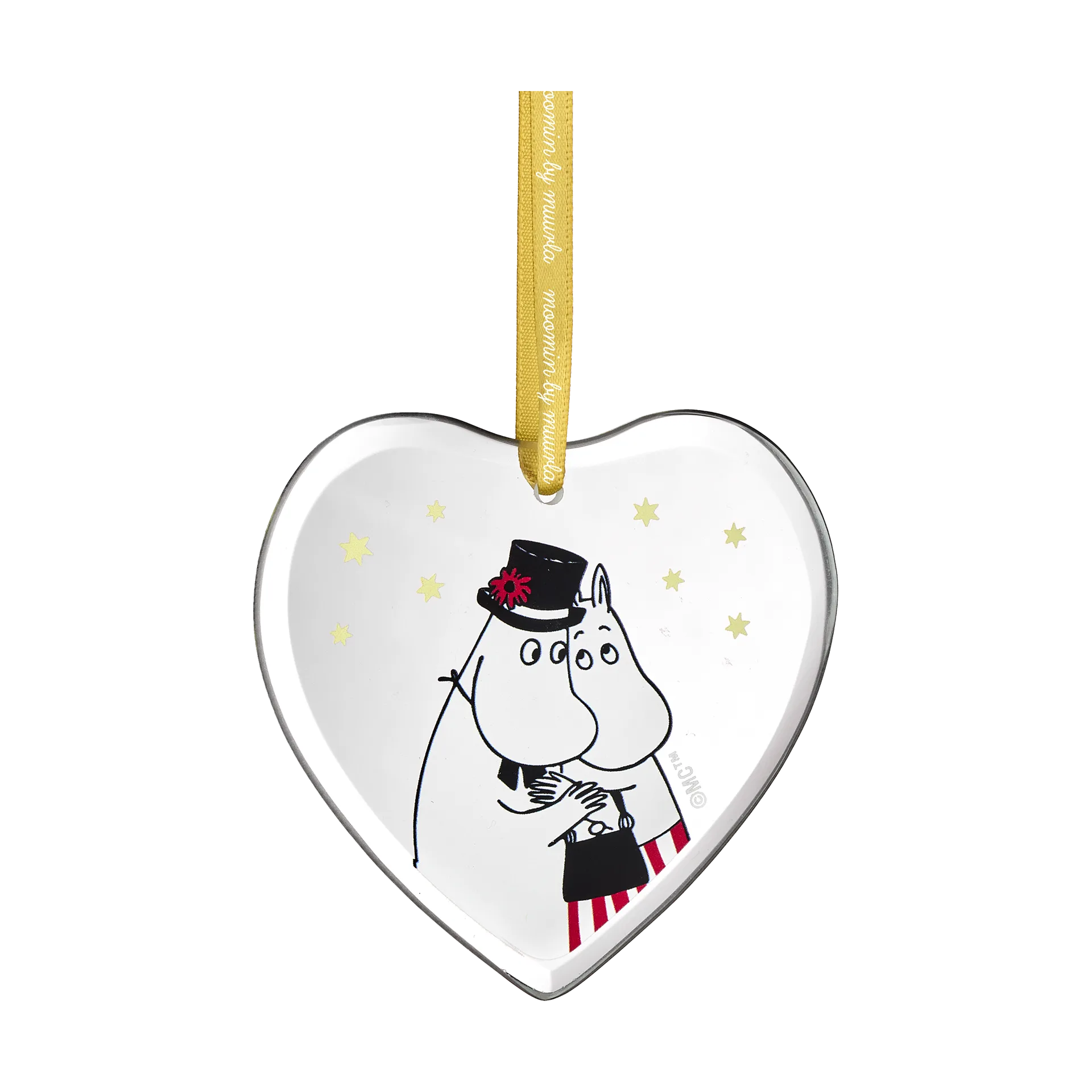 Mumin enfeite decorativo, Moominmamma e Moominpappa Muurla