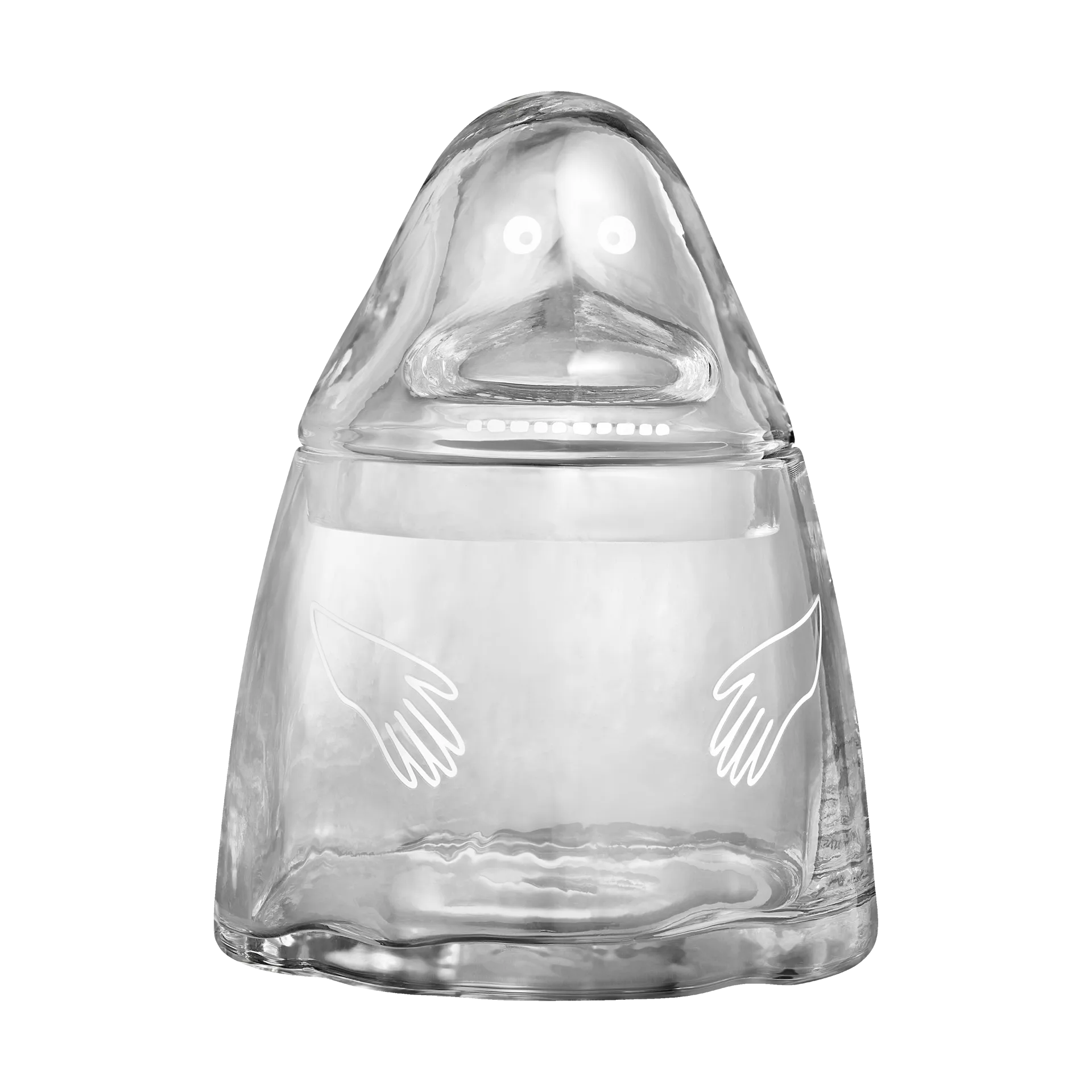 Mumin frasco de vidro, Groke Muurla