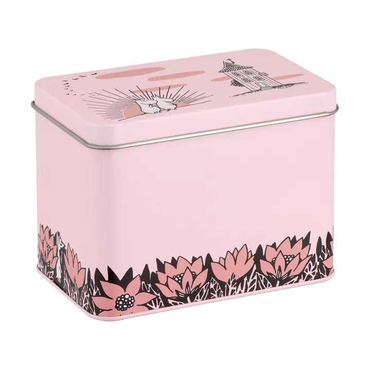 Mumin Friendship caixa de lata - Friendship, 12x8x9 cm - Muurla
