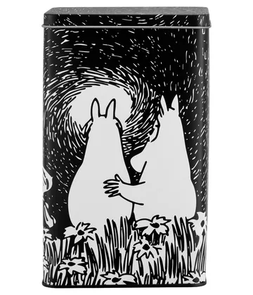 Mumin Friendship lata de café em metal - Friendship, 12x8x20 cm - Muurla