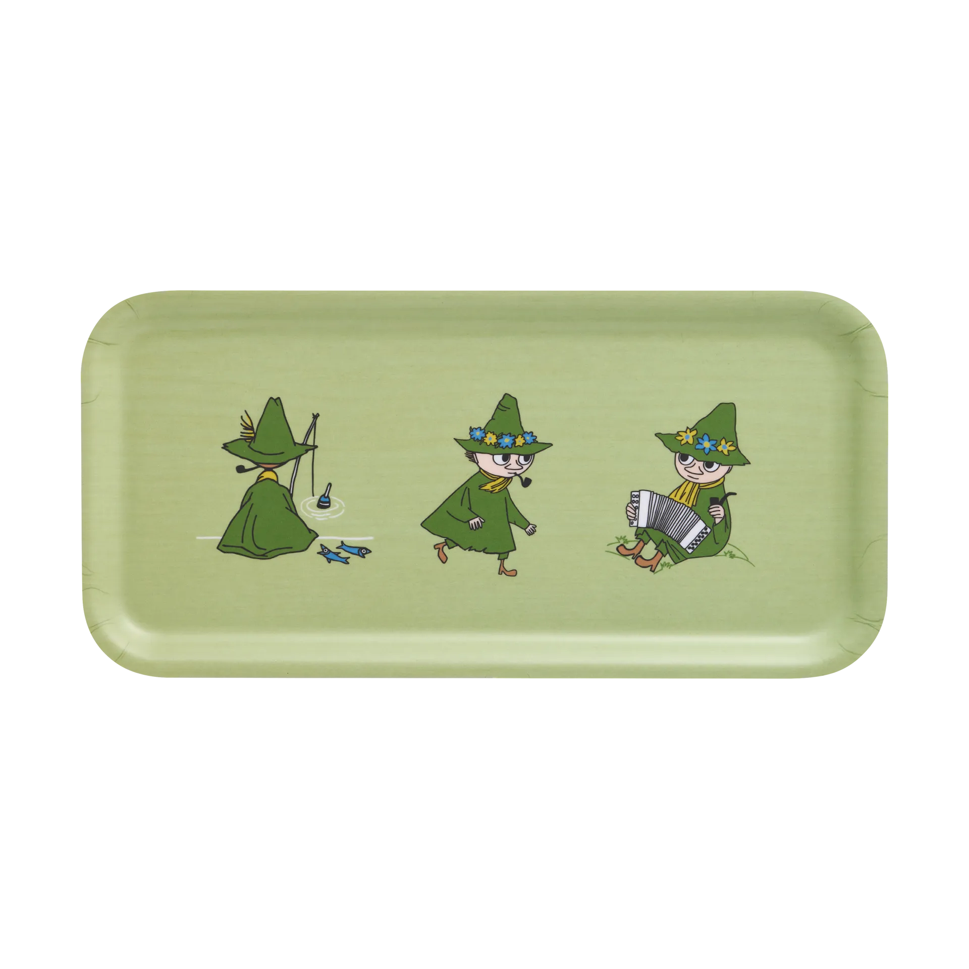 Mumin tabuleiro 13x27 cm, Retro Snufkin Muurla