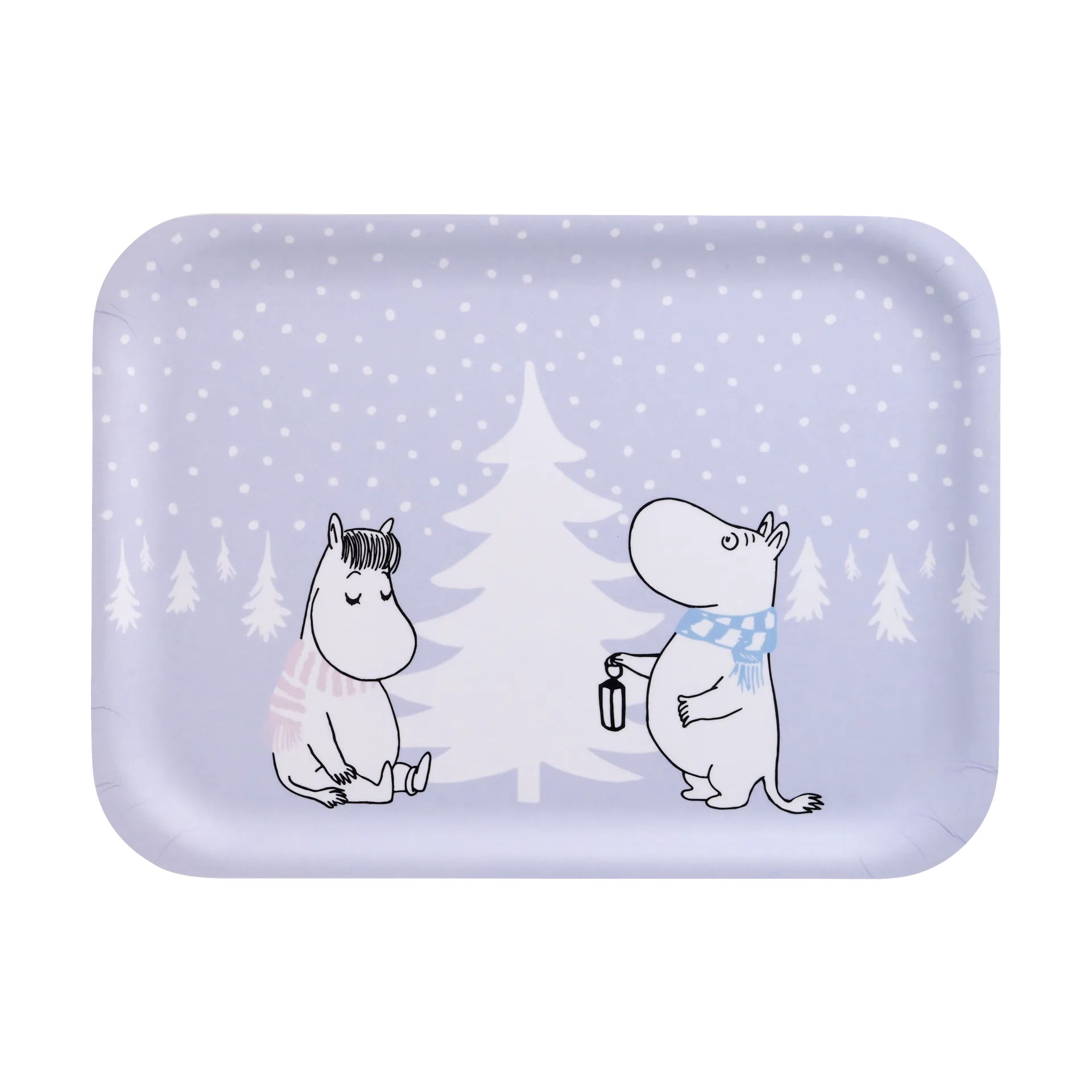 Mumin tabuleiro 20x27 cm, Snowfall Muurla