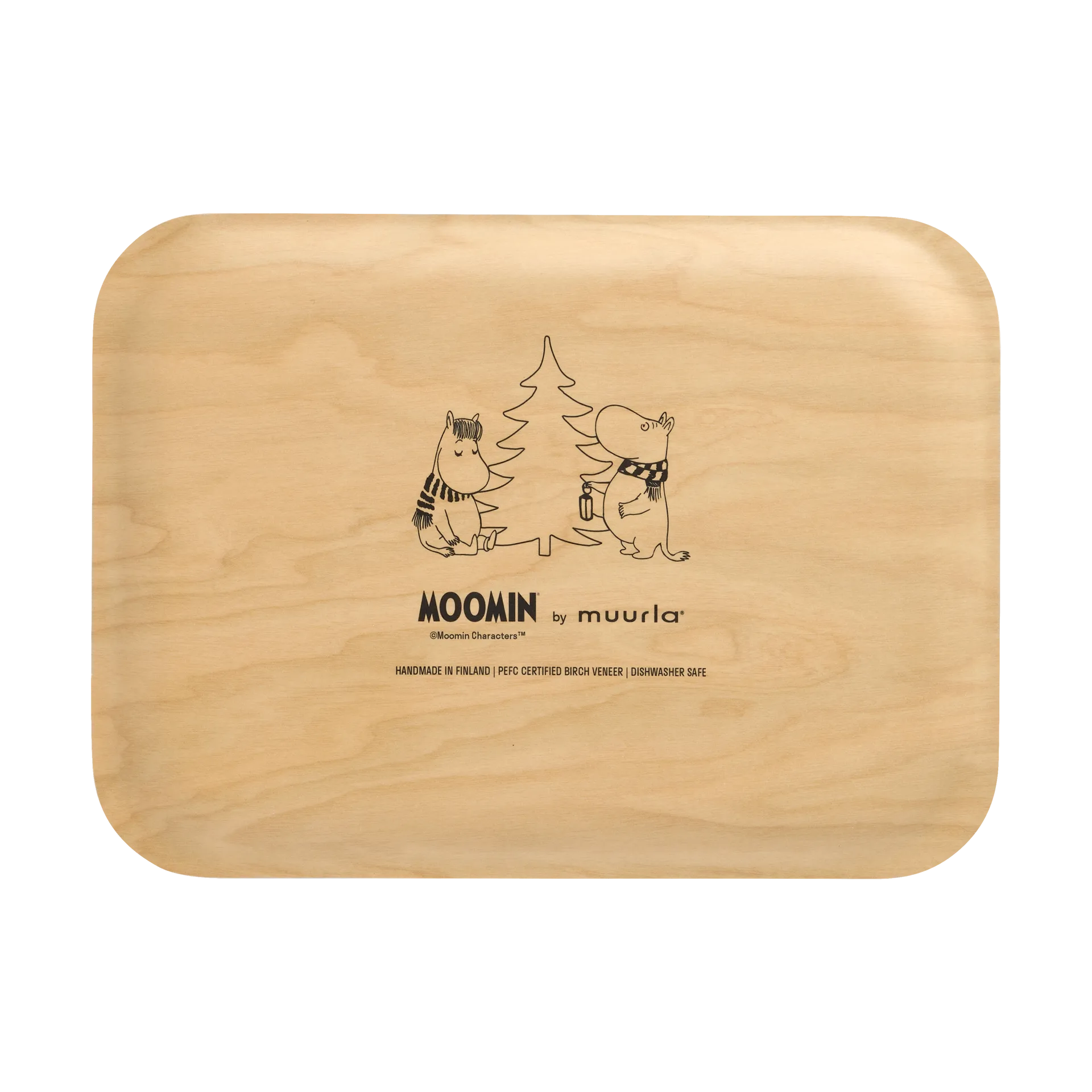 Mumin tabuleiro 20x27 cm, Snowfall Muurla