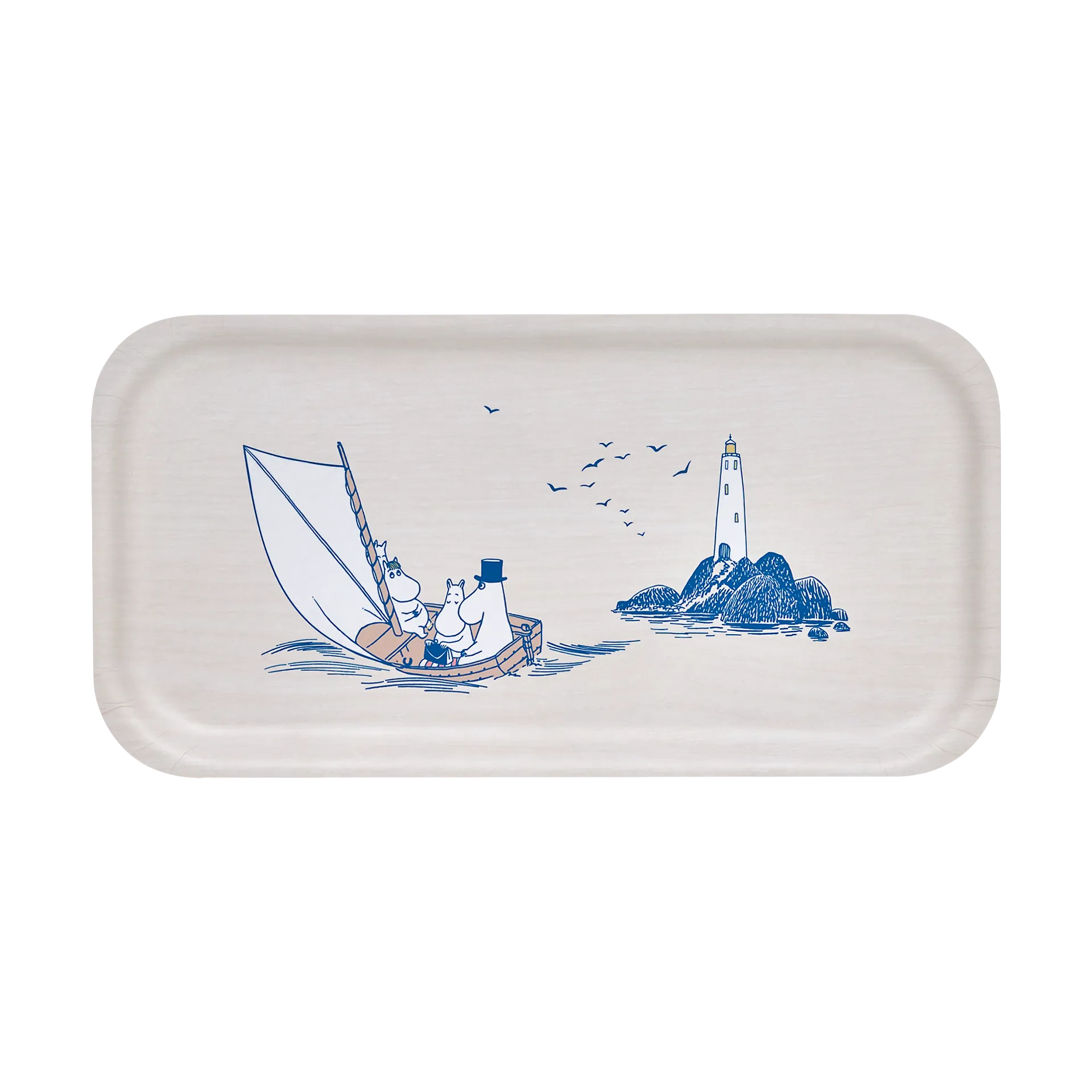 Mumin tabuleiro 22x43 cm, Sailors Muurla