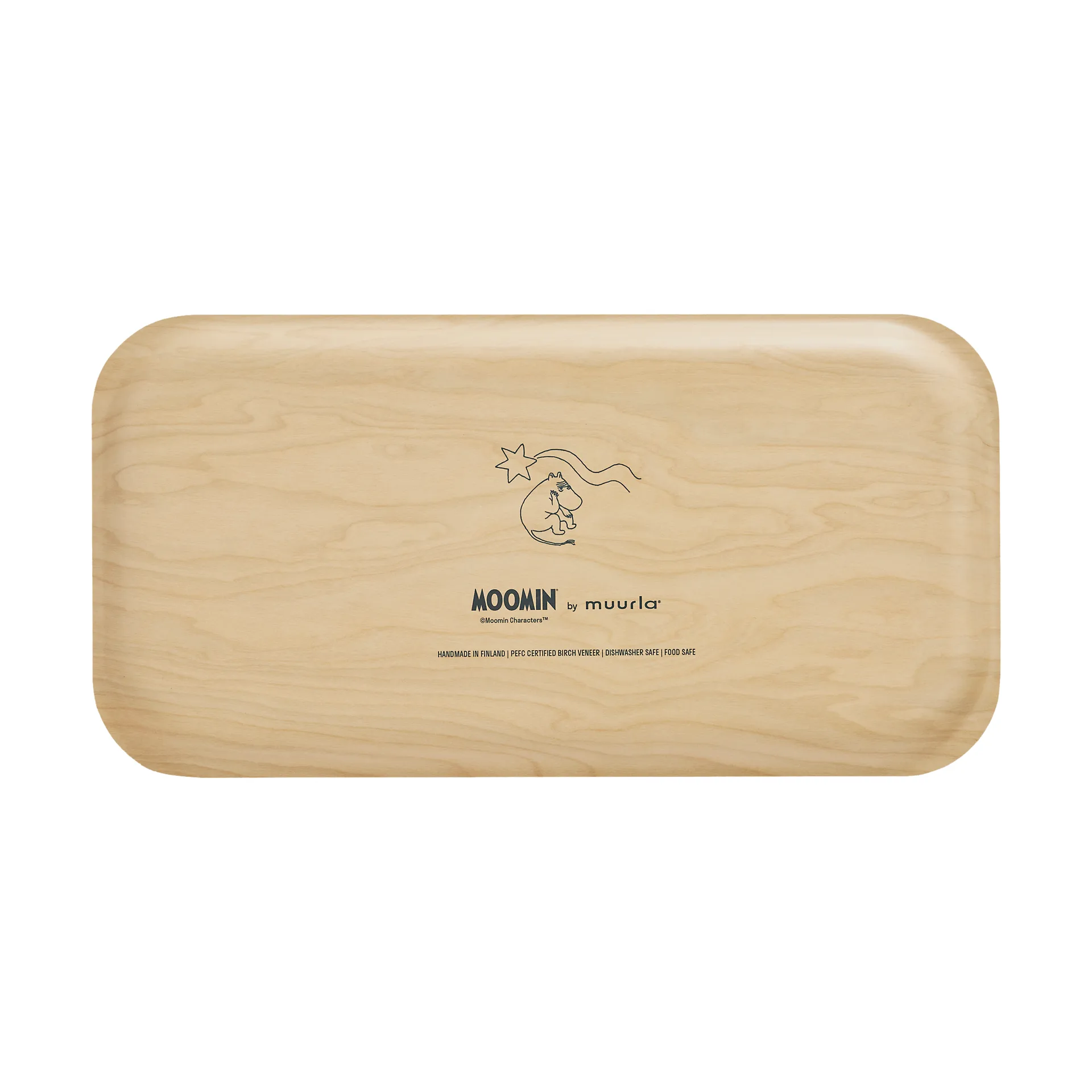 Mumin tabuleiro 22x43 cm, The rush Muurla