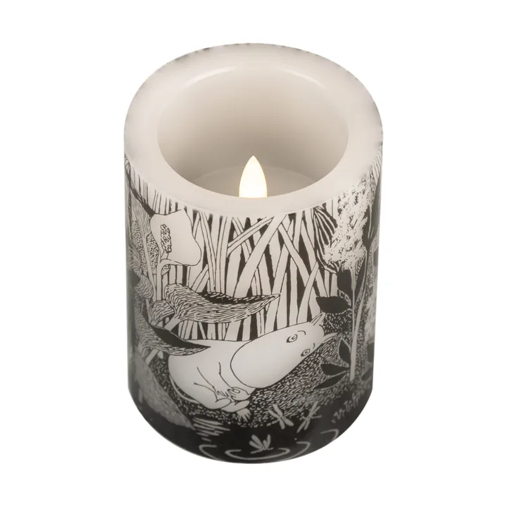 Mumin vela LED 10 cm - The pond - Muurla