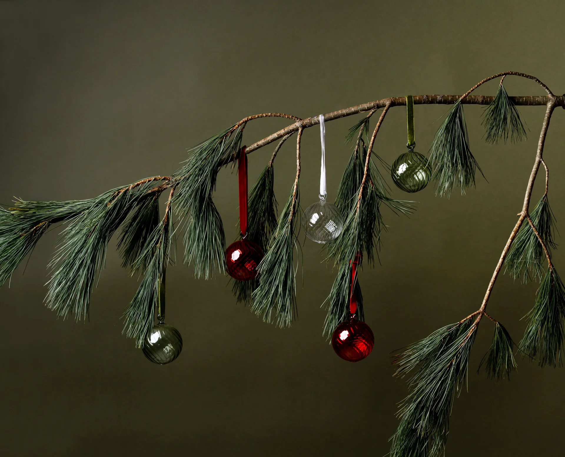 Muurla bola de Natal Ø6 cm, Verde floresta Muurla