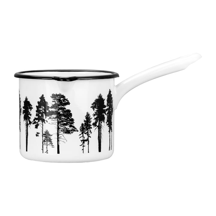 Nordic The Forest panela esmaltada 1.3 l, Branco Muurla