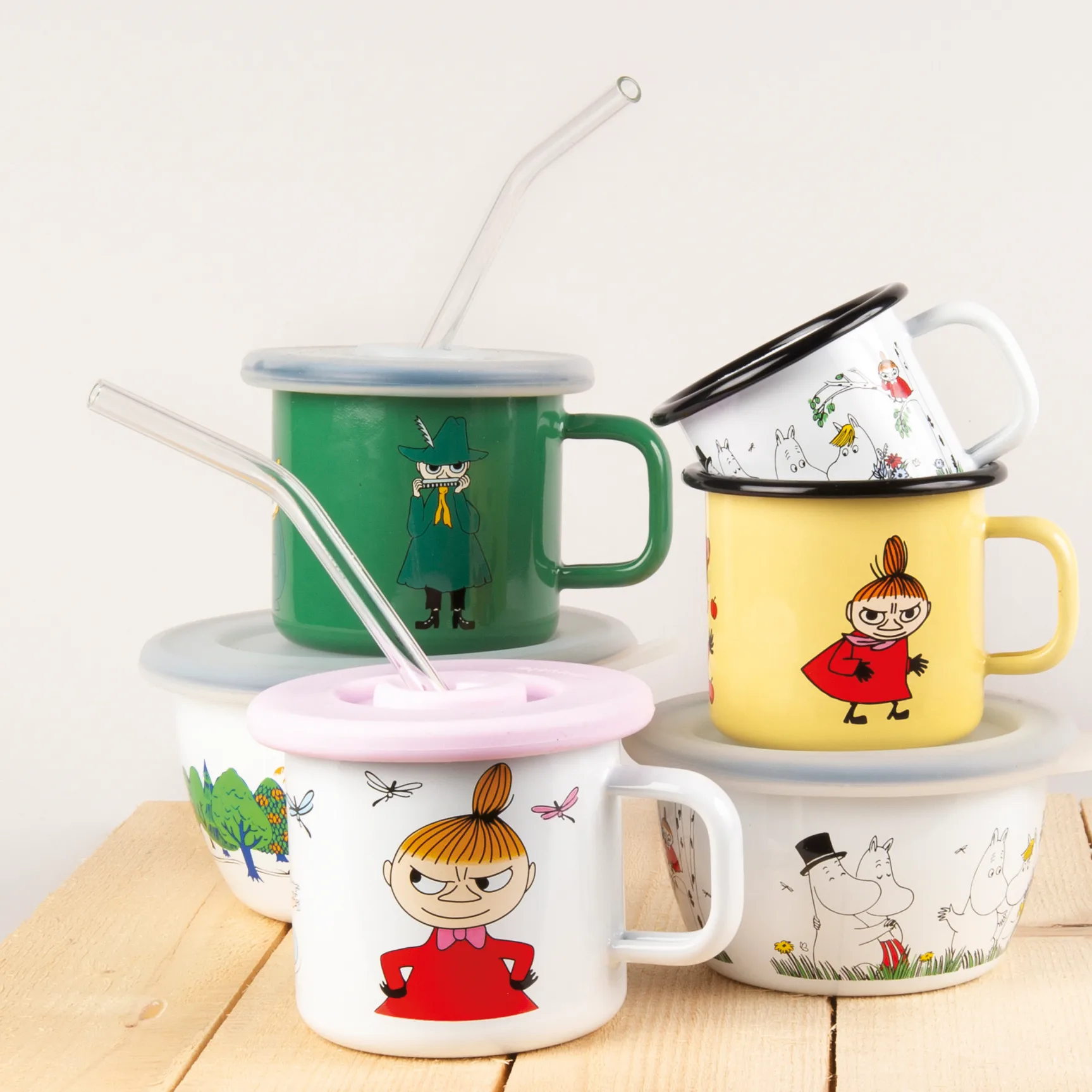 Palhinhas de vidro Muurla, 4 un., Clear Muurla