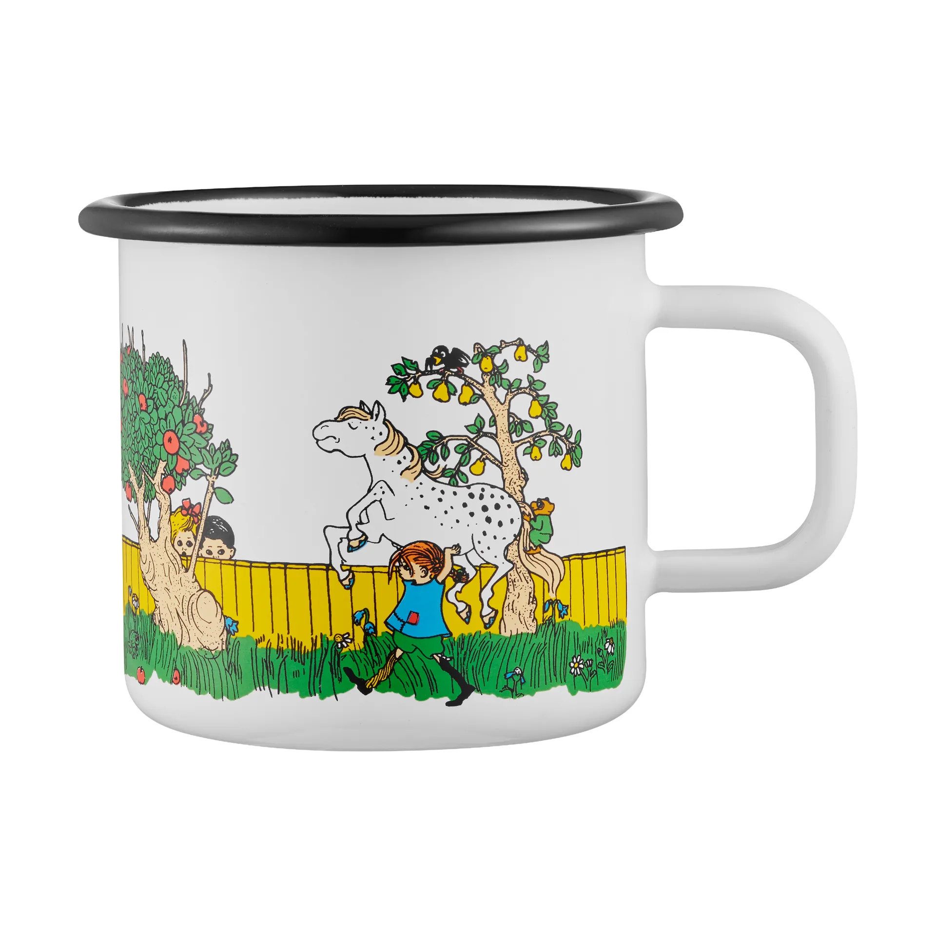 Pippi Långstrump caneca de esmalte 3,7 dl, O Caminho para Casa Muurla