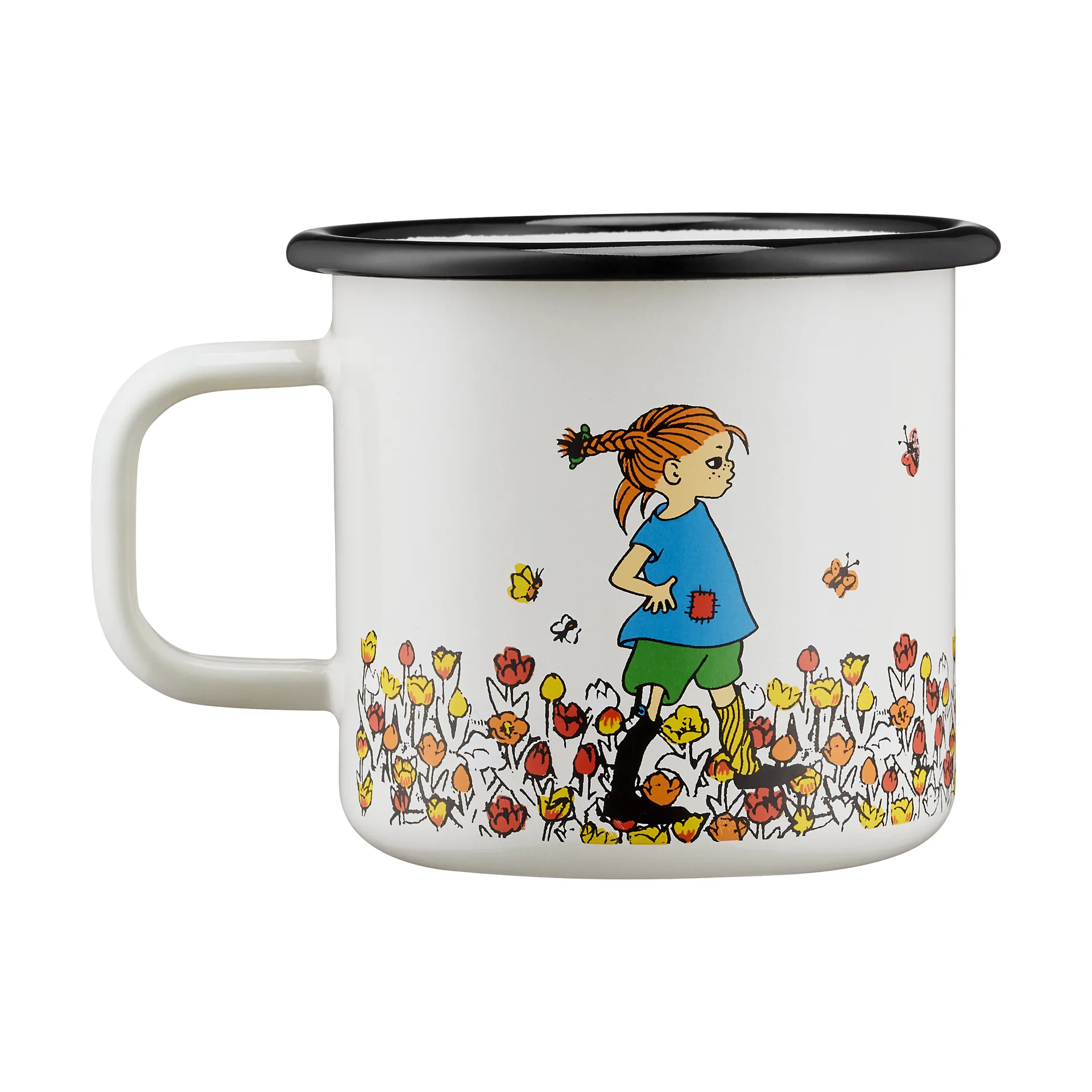 Pippi Långstrump caneca de esmalte 3,7 dl, Seja Mais Pippi Muurla