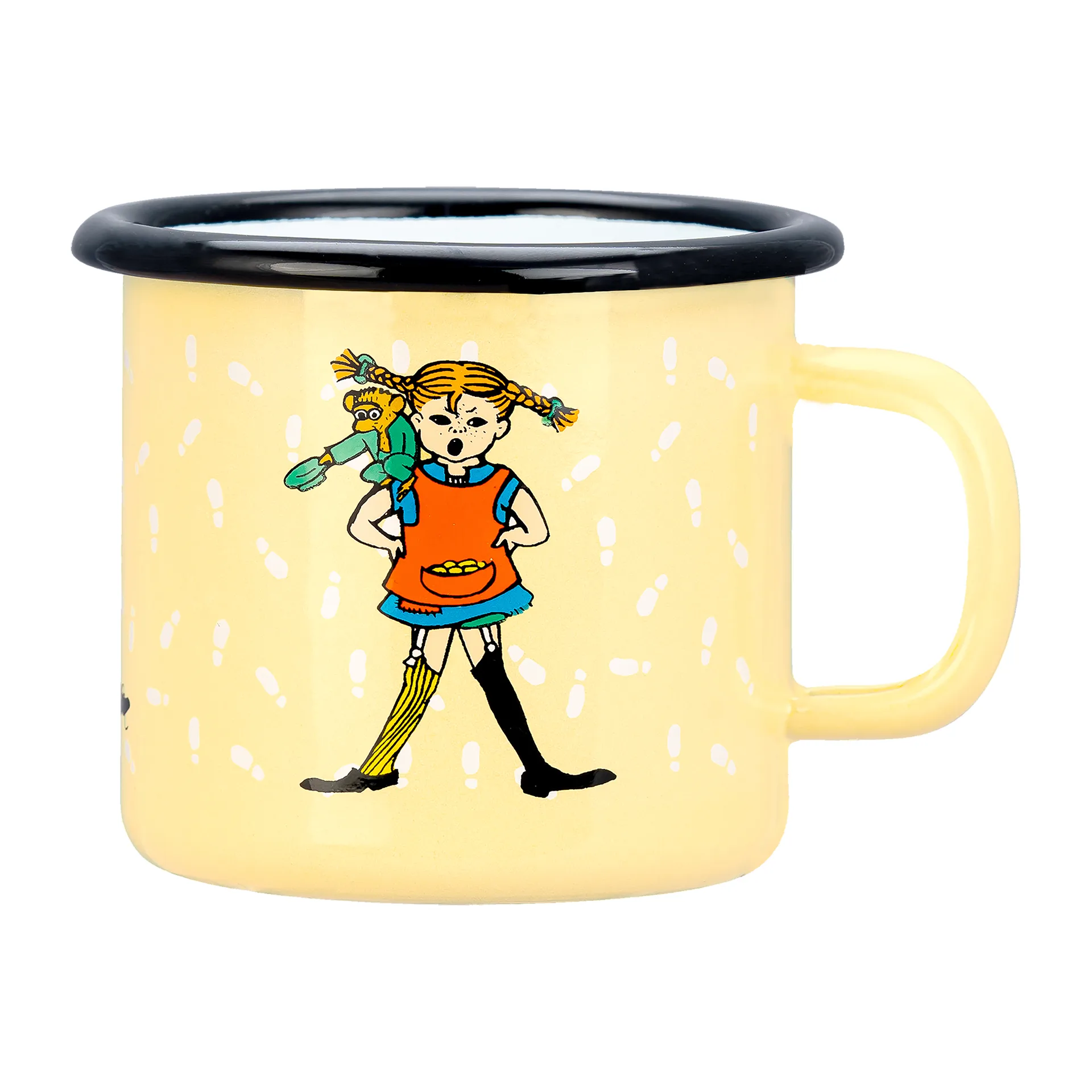 Pippi Långstrump caneca esmaltada 25 cl, Footsteps Muurla