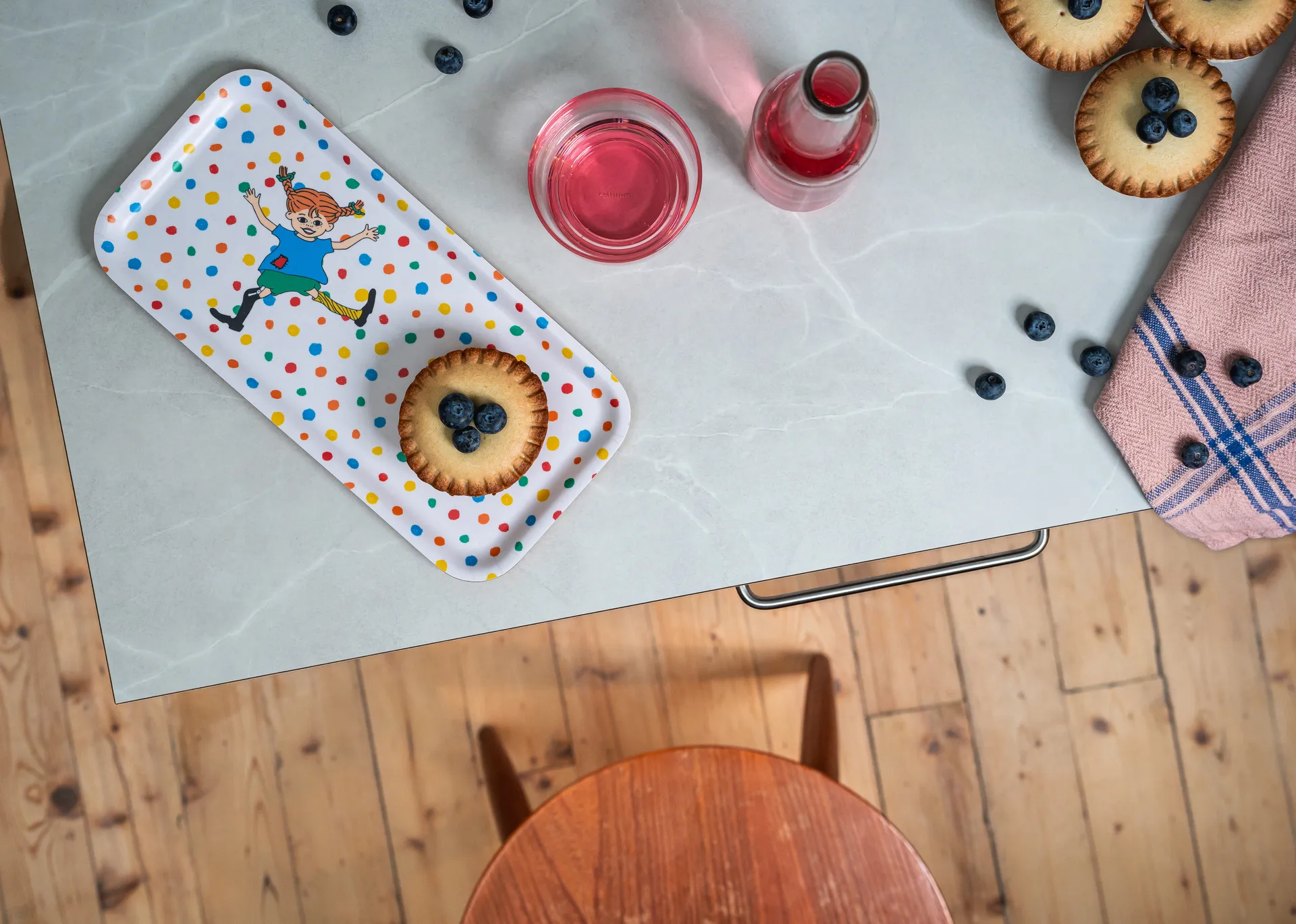 Pippi tabuleiro 13x27 cm, Hoppsansa Muurla