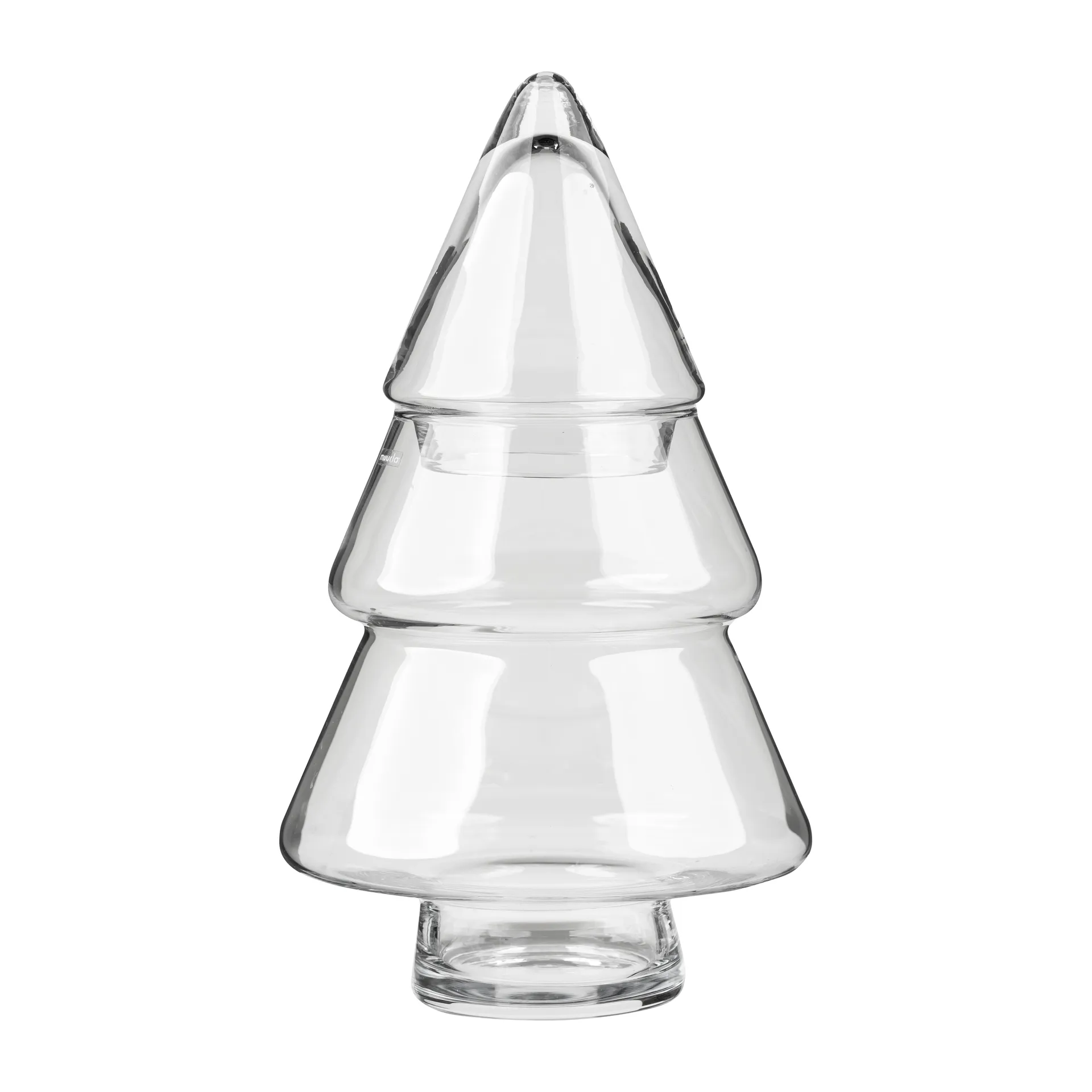Recipiente de vidro com tampa Glass tree, 30 cm Muurla