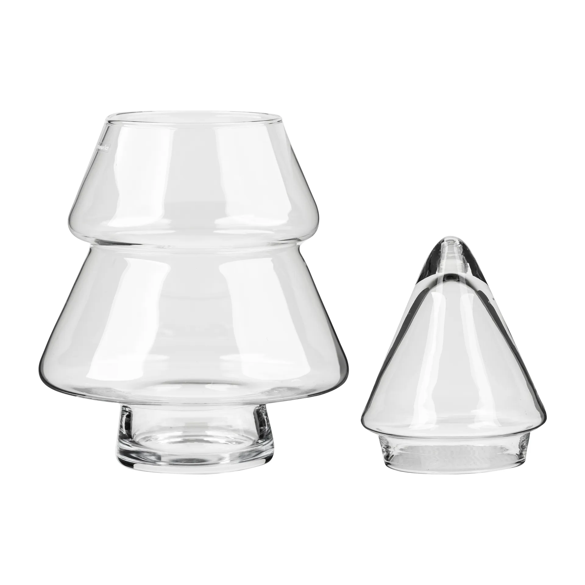 Recipiente de vidro com tampa Glass tree, 30 cm Muurla
